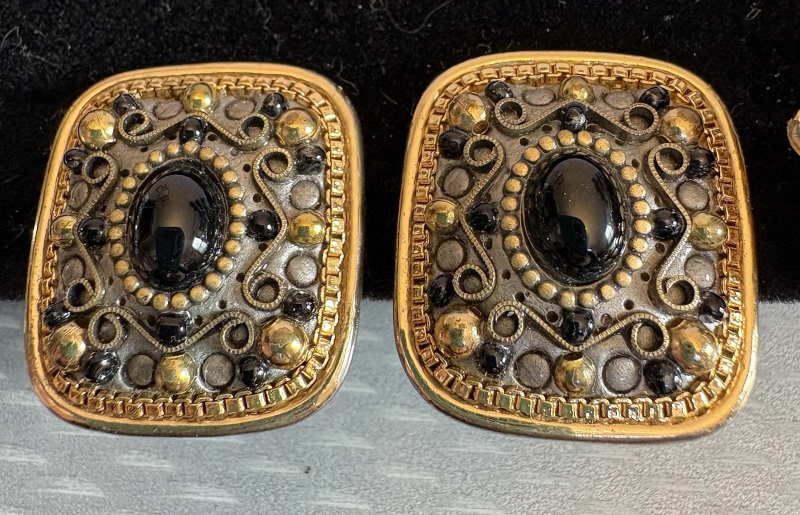 Vintage Designer Clip Earring LOT 5 Pair Signed Kramer Lisner Coro Golan ODLR