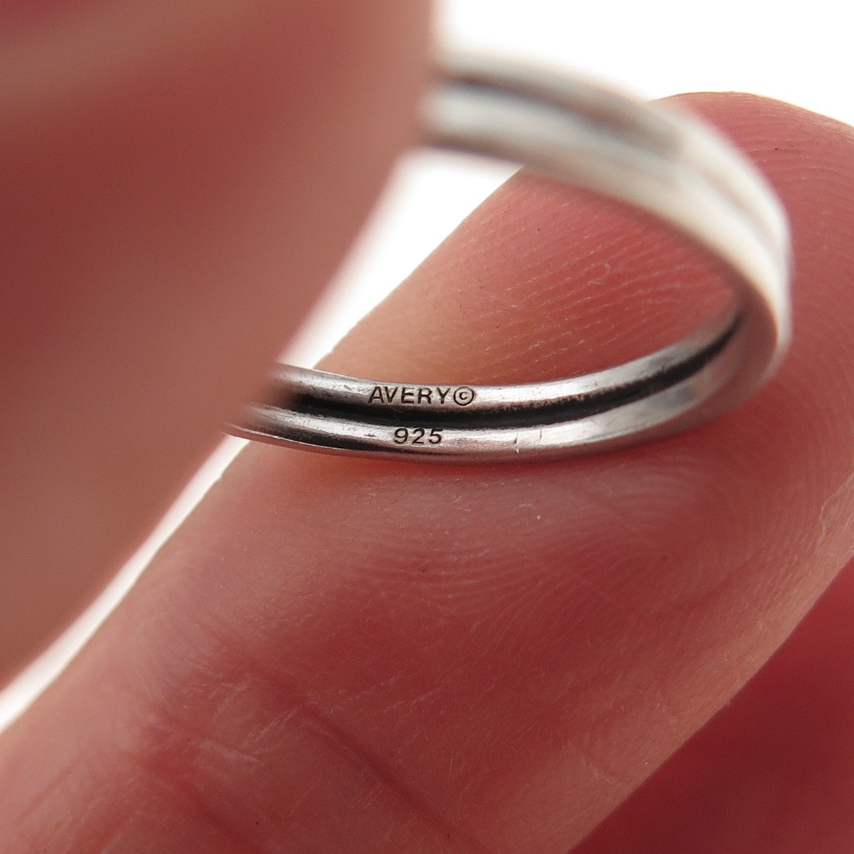 James Avery 925 Sterling Silver Vintage Love Knot Oxidized Ring Size 6.75