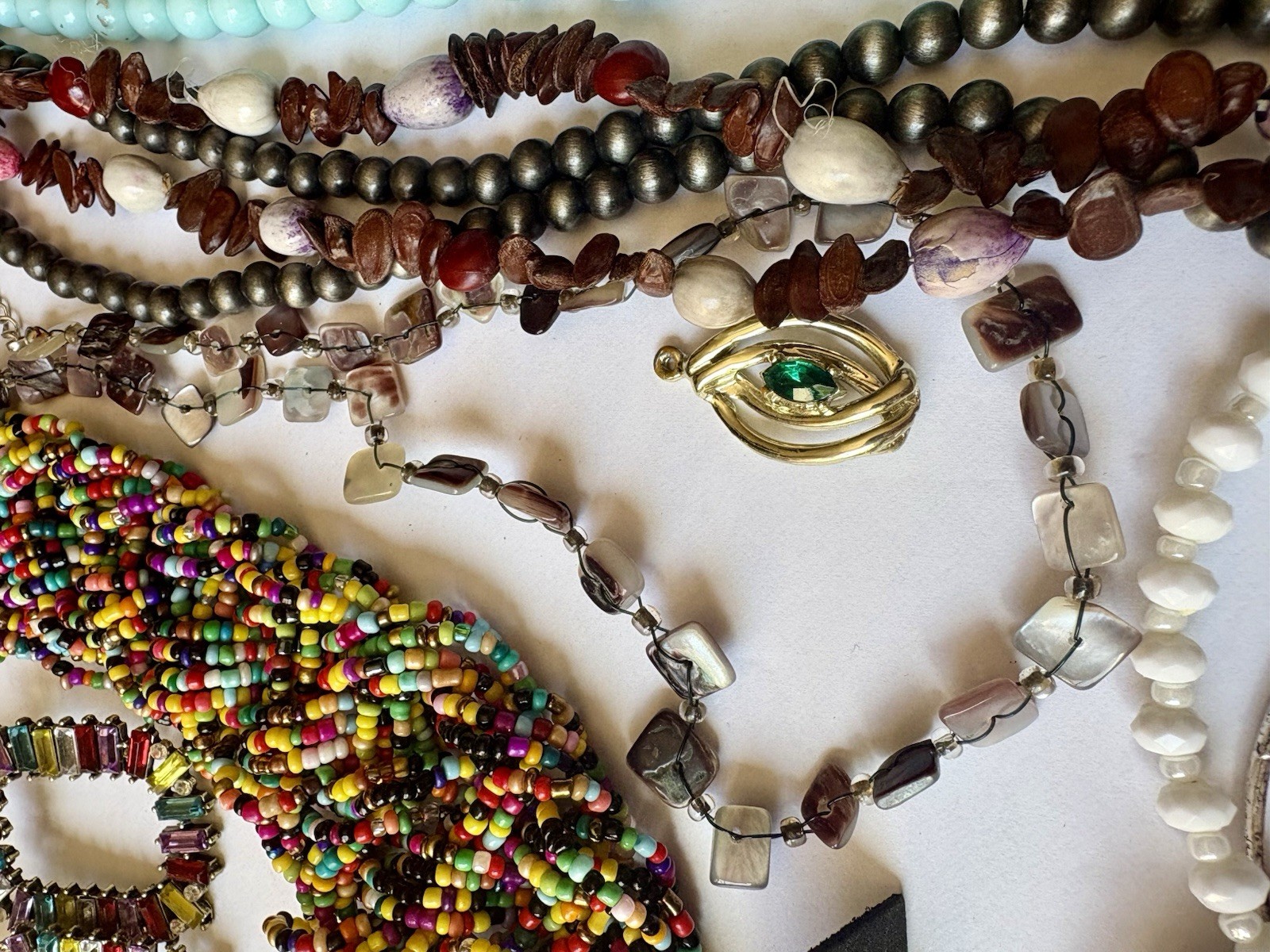 Estate Jewelry Lot Chunky Necklaces Earrings Wearable Pearls Brooch VTG-now 45+
