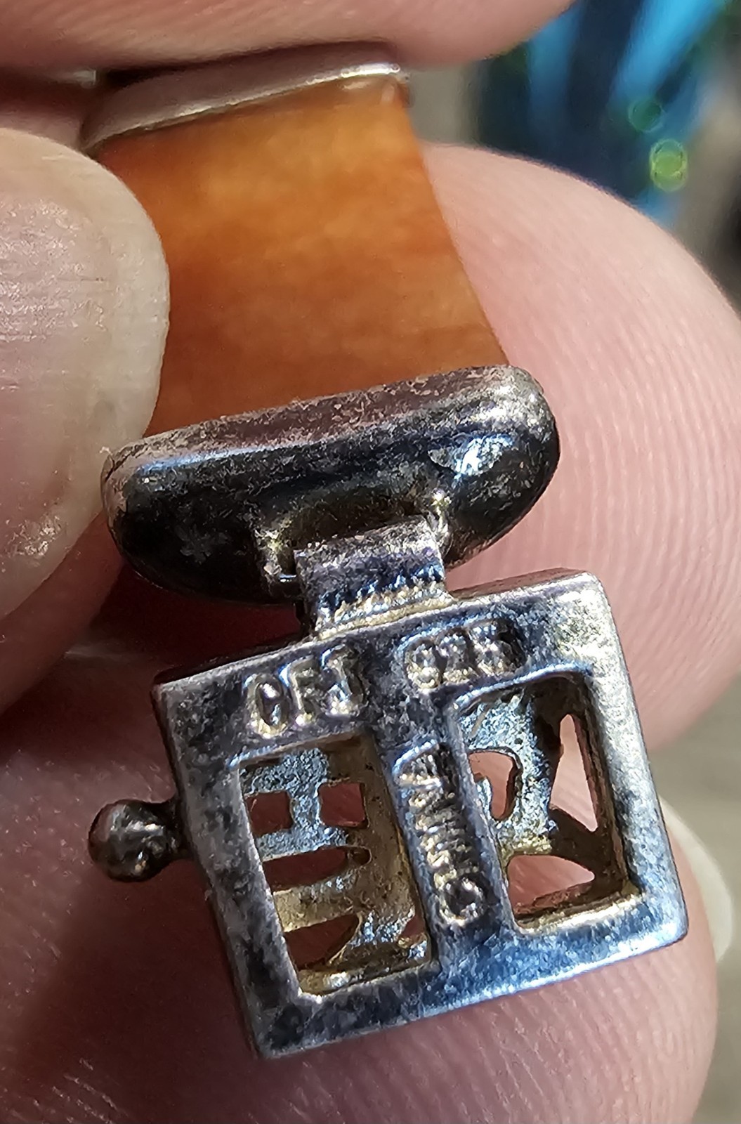 Vintage CFJ Manufacturing 925 Sterling Silver Jade, Black Onyx & Carnelian…