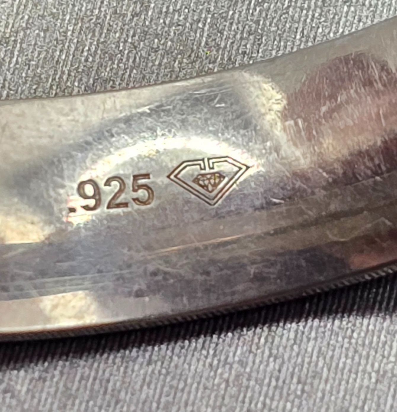 Vintage Sterling Silver Double Milgrain Wedding Band Ring Size 12 Heavy 6mm