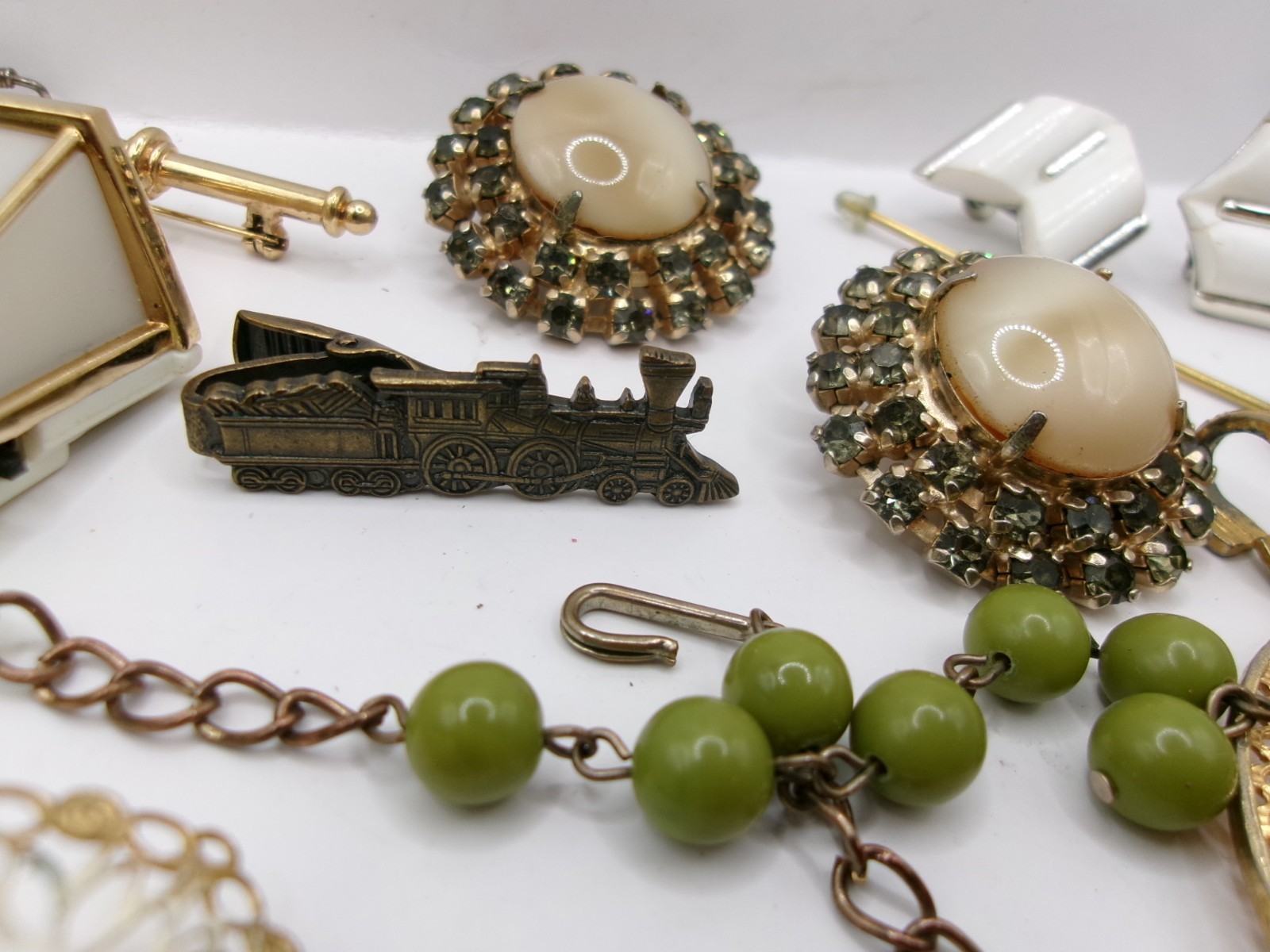 Mixed Collection Lot Victorian Antique & Older Vintage Repair Salvage Jewelry
