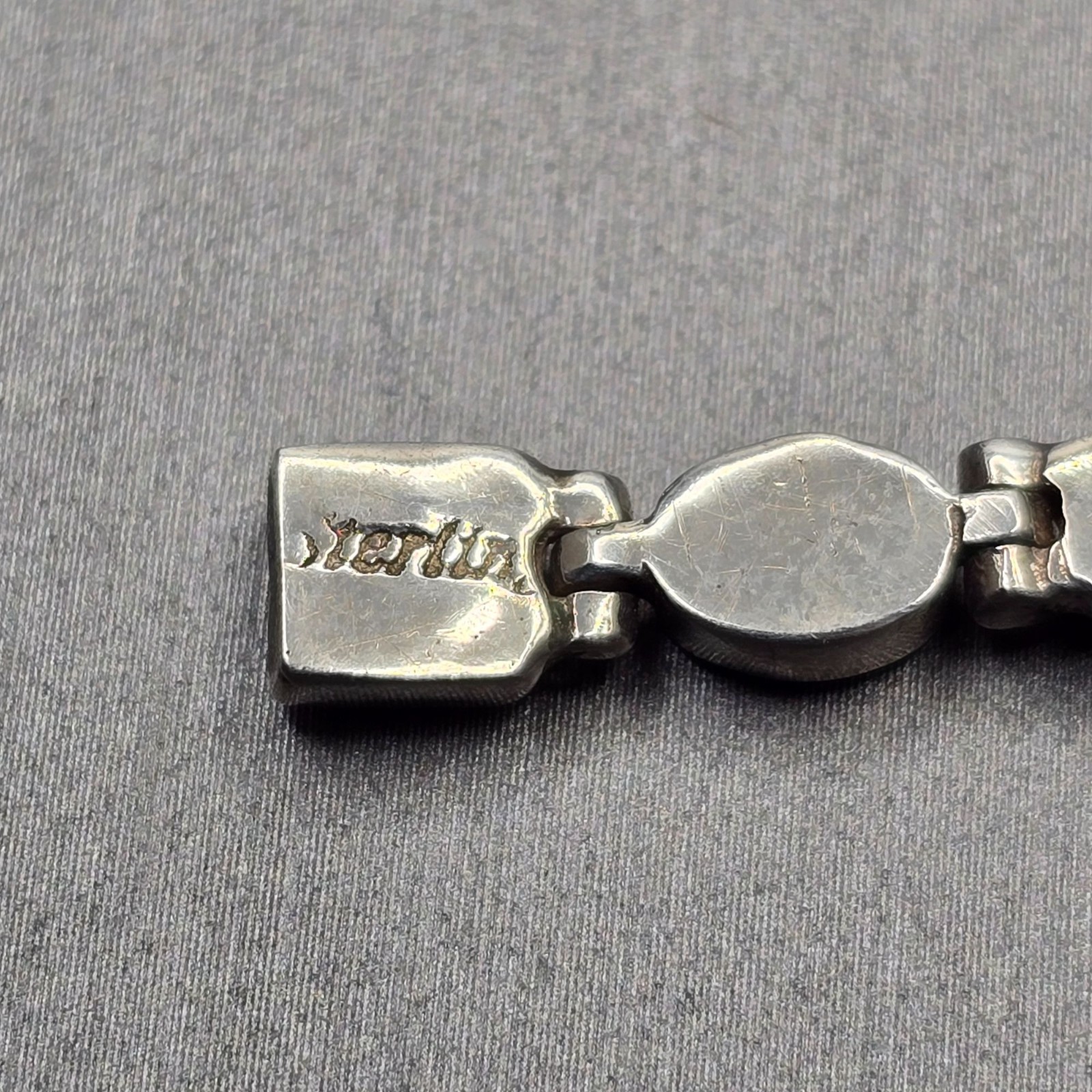 Vintage Sterling Silver Coral Opal Lapis Pendant Hinged Drop Style