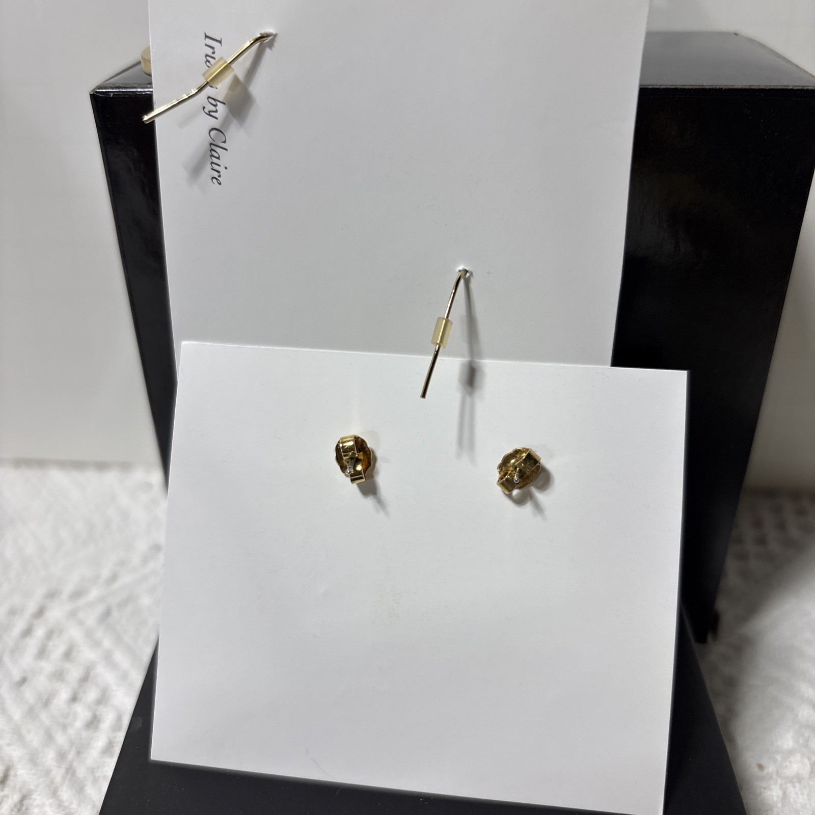 Vtg Pierced Earrings Lot 3 Pairs 80s To 90s Gold Silver One Gloria Vanderbilt