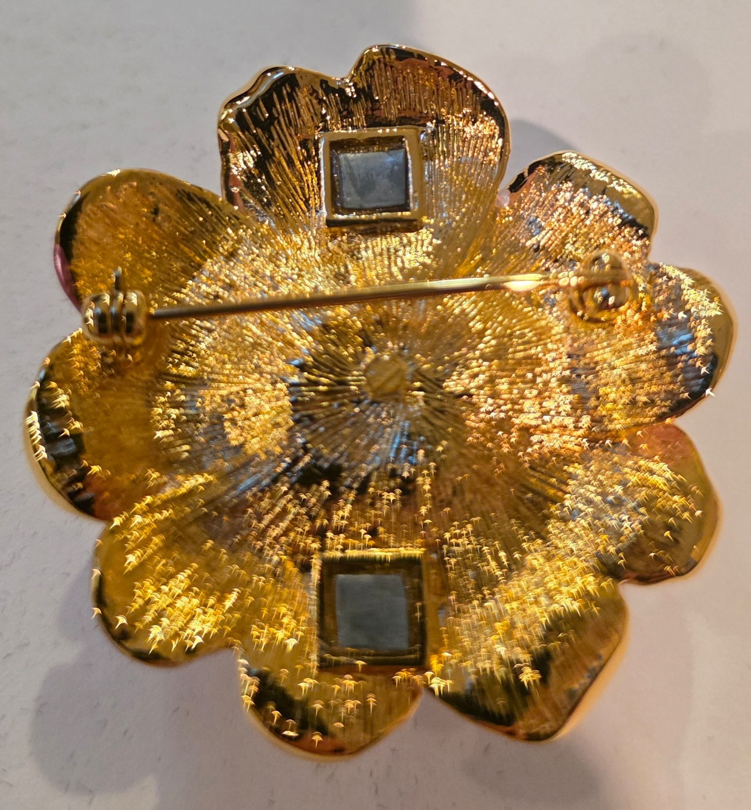 joan rivers jeweled secrets keepsake box Floral Fantasy brooch earrings pin