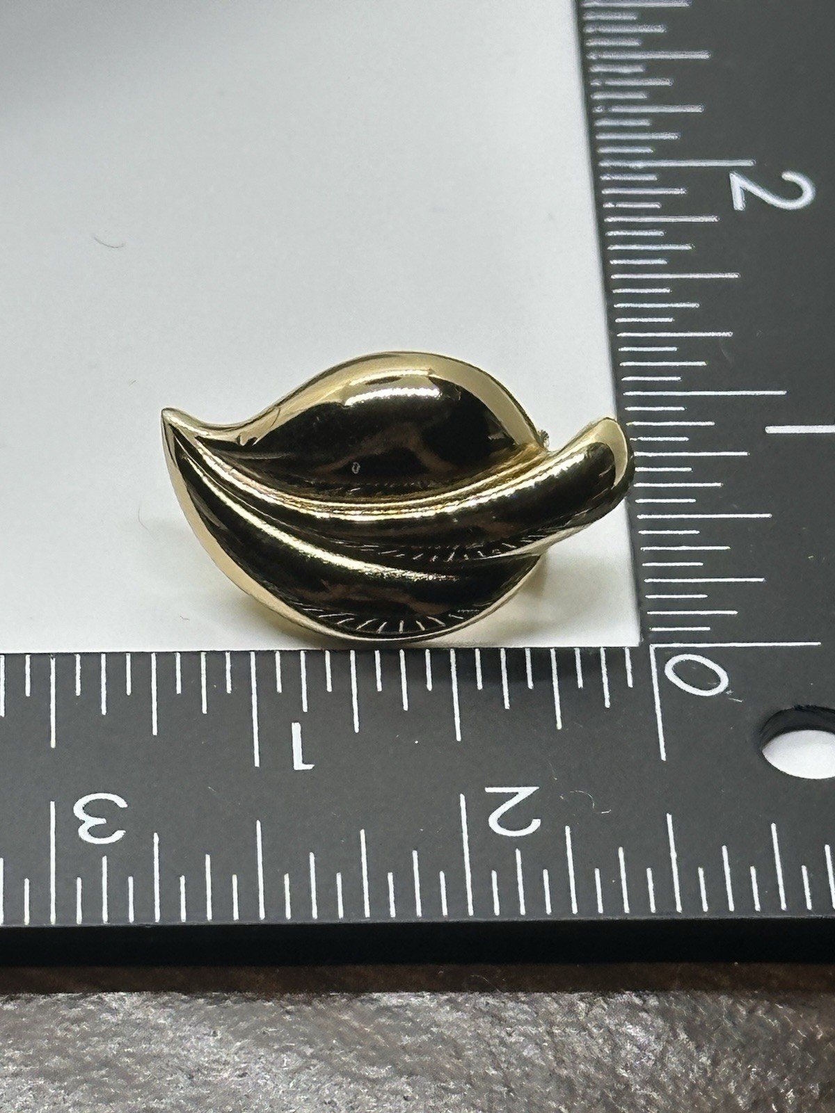 Vintage Christian Dior Leaf Earrings Clip On