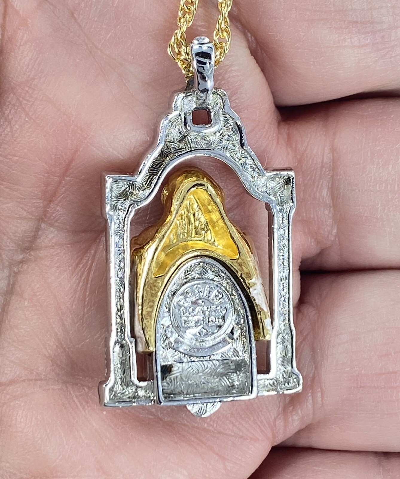 I Am Edgar Berebi My Vintage Golden Laughing Buddha Pendant Never Worn