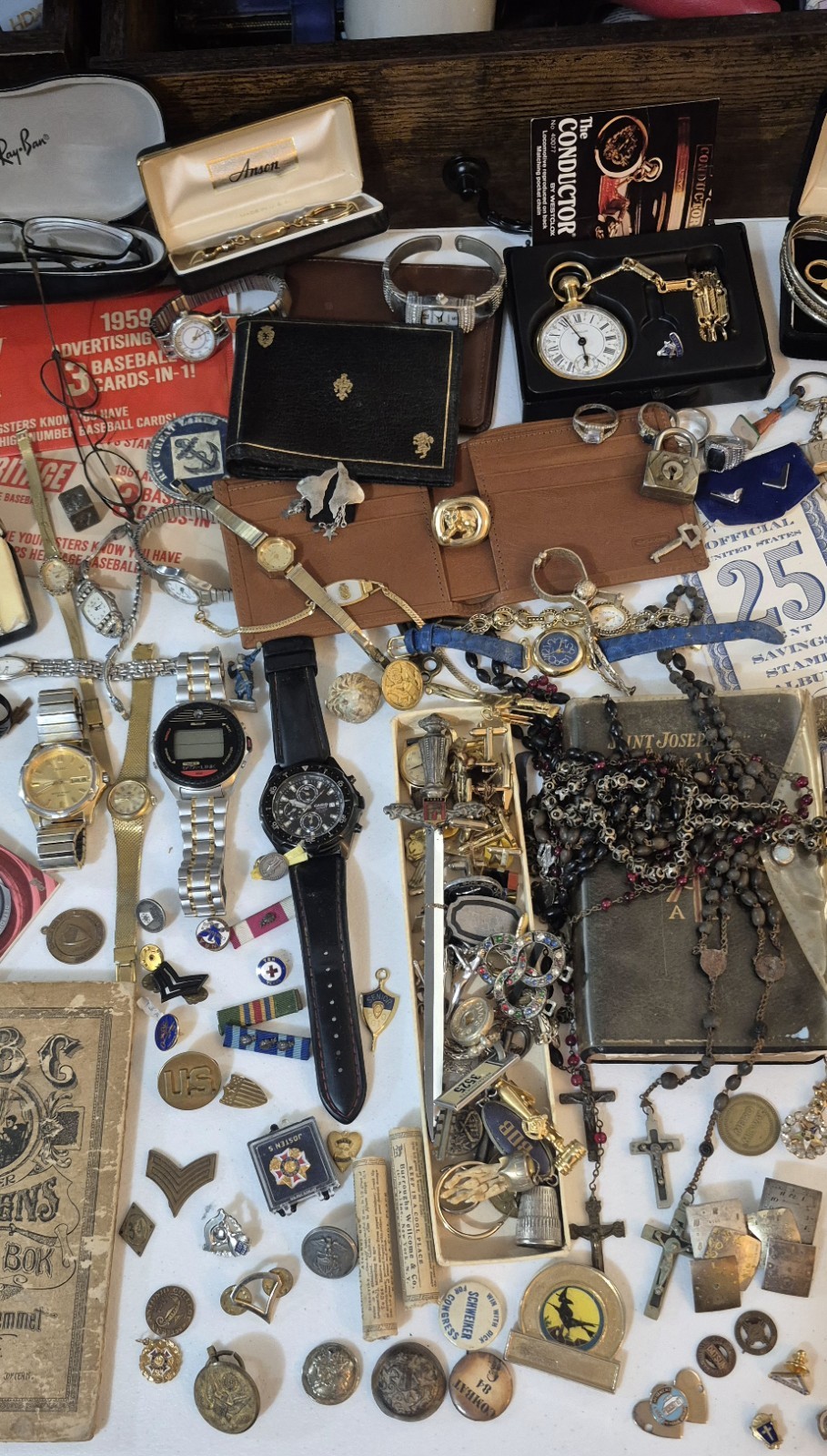 HUGE! Vintage to Now JUNK DRAWER LOT Estate Jewelry Cool Pieces!