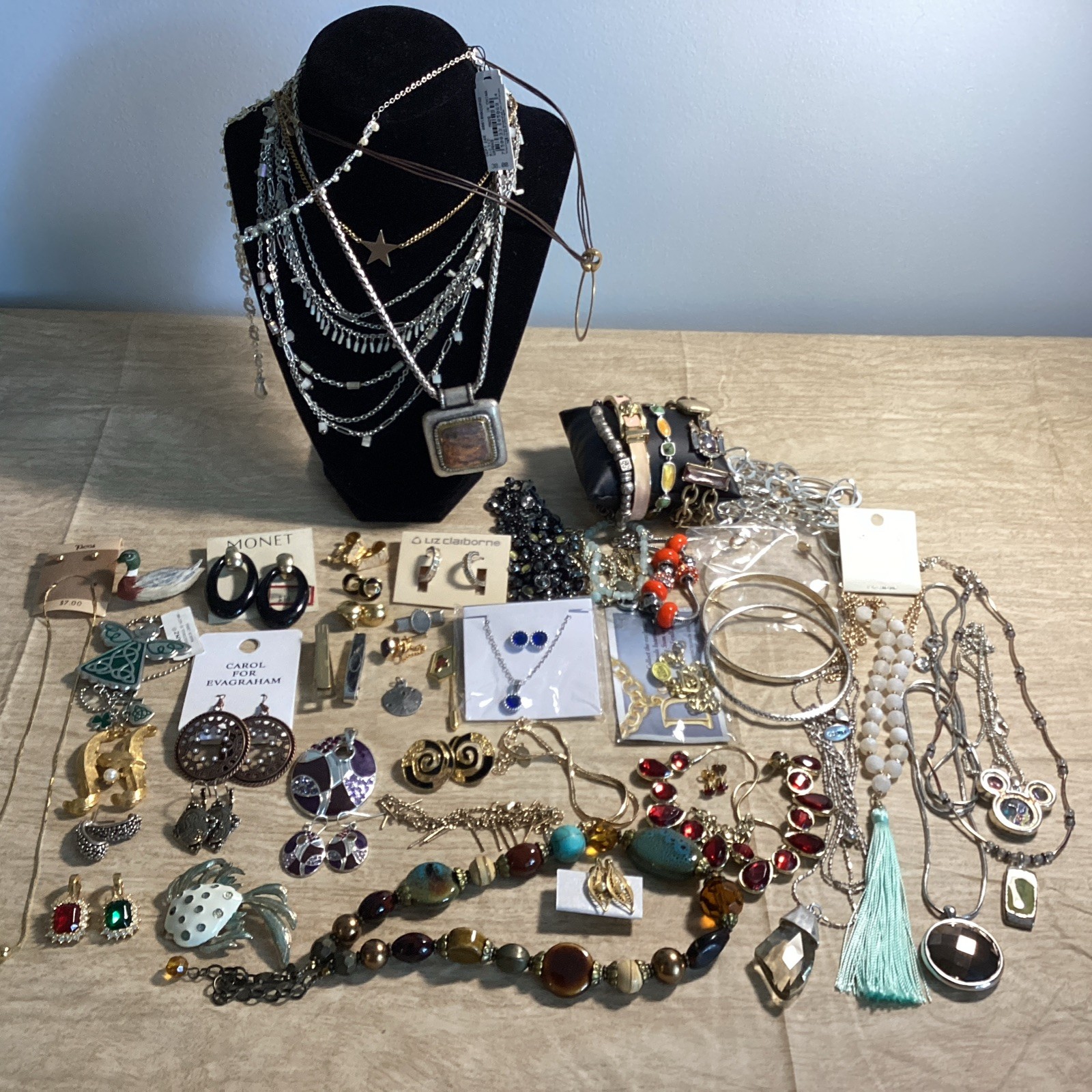 Vintage to Modern Jewelry Lot- All Signed – 50+ Pieces