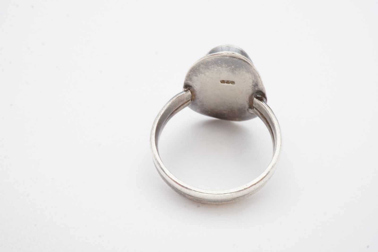 Vintage Sterling Silver 925 Larimar Ring Size 8.25