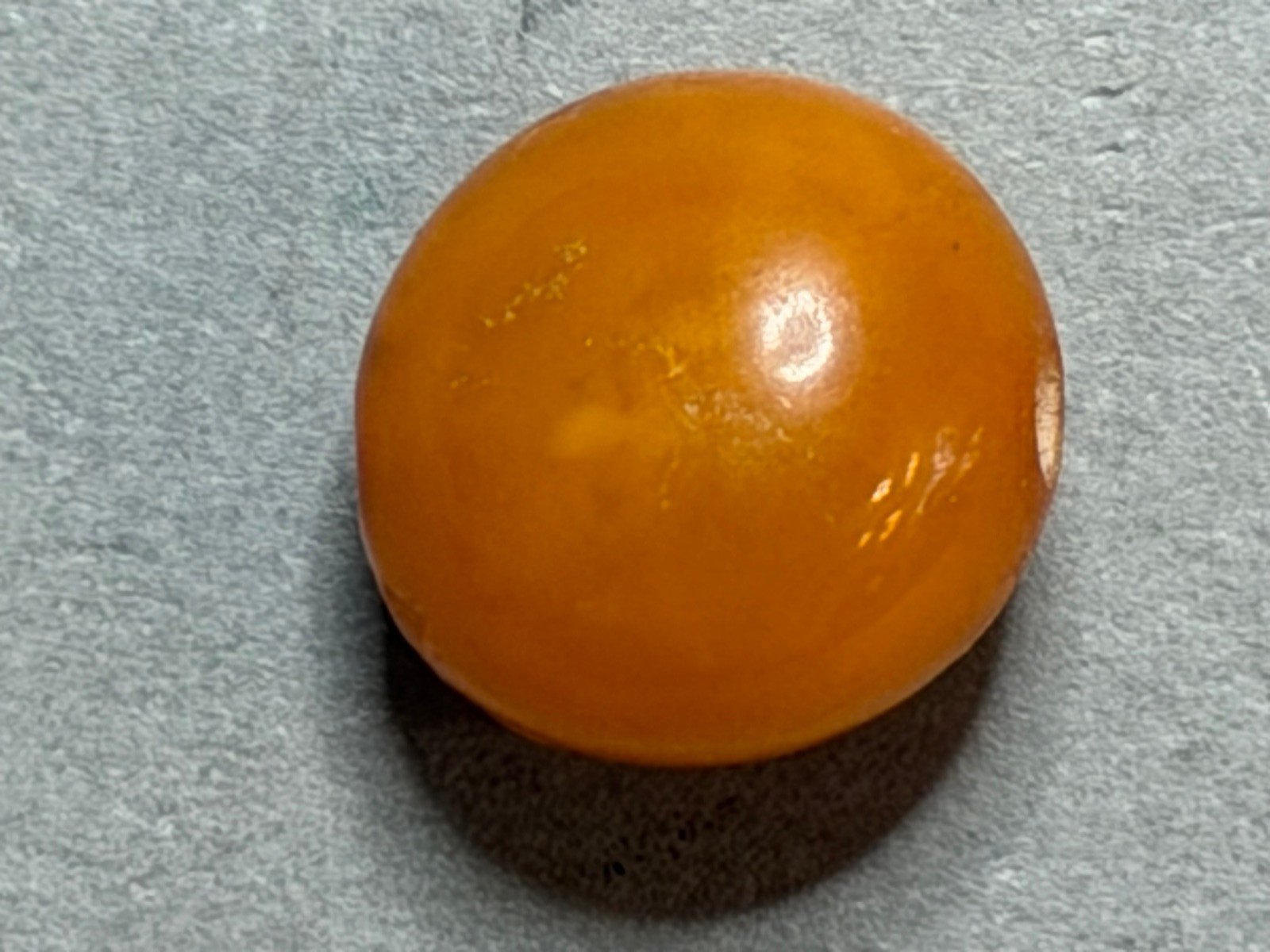 NATURAL OLD ANTIQUE YELLOW BUTTERSCOTCH BALTIC AMBER BEAD HONEY