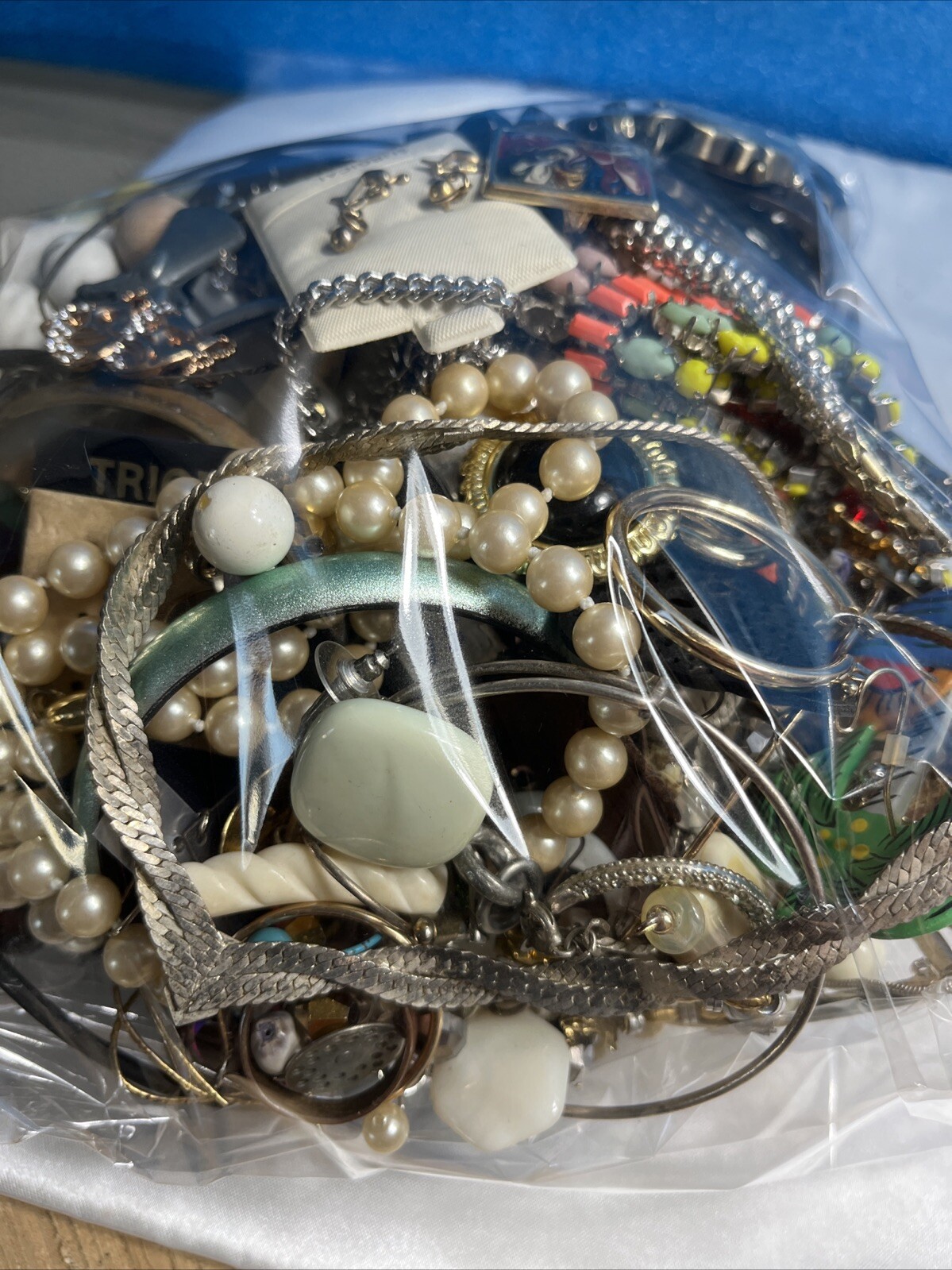 Huge 3lb Lot of Unsorted Jewelry, #17