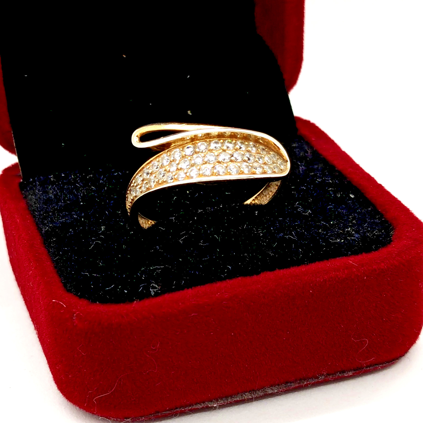 Vintage Elegant RING Silver 925 with Chic Inserts -size: 10.25US (19.8mm) | #65