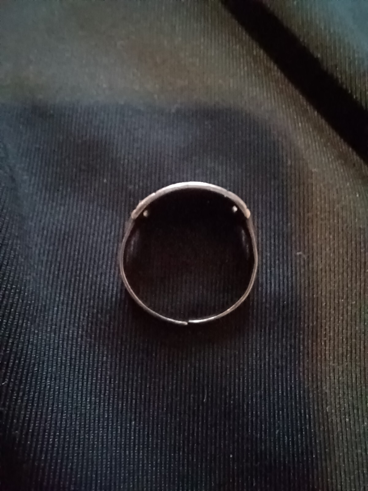 RARE VINTAGE EDWARDIAN FRIENDSHIP MONOGRAM SIGNET PANEL STERLING LADIES RING