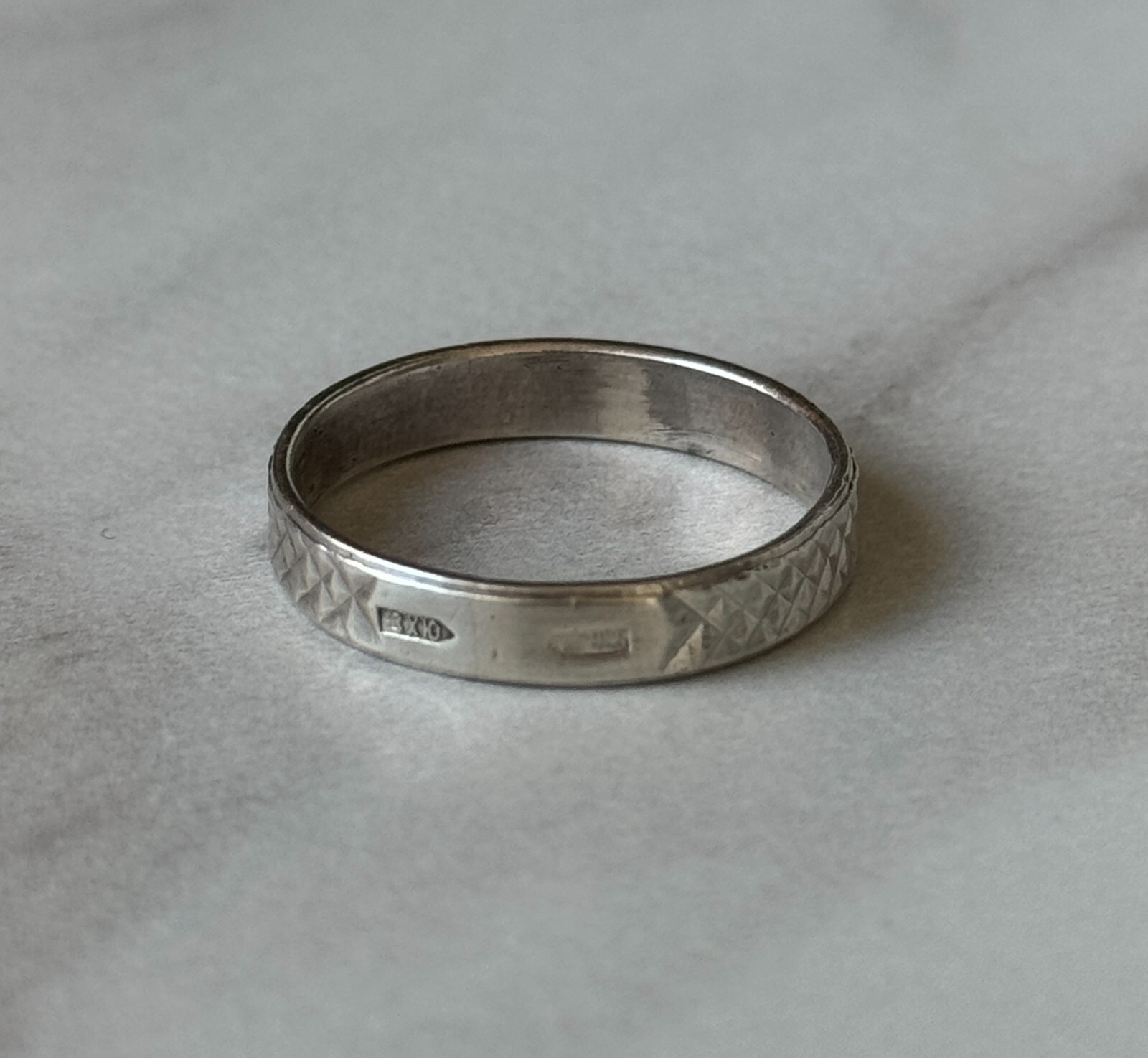 Soviet Women’s Silver Ring 925 – USSR Vintage Size 8.25 / 18.5