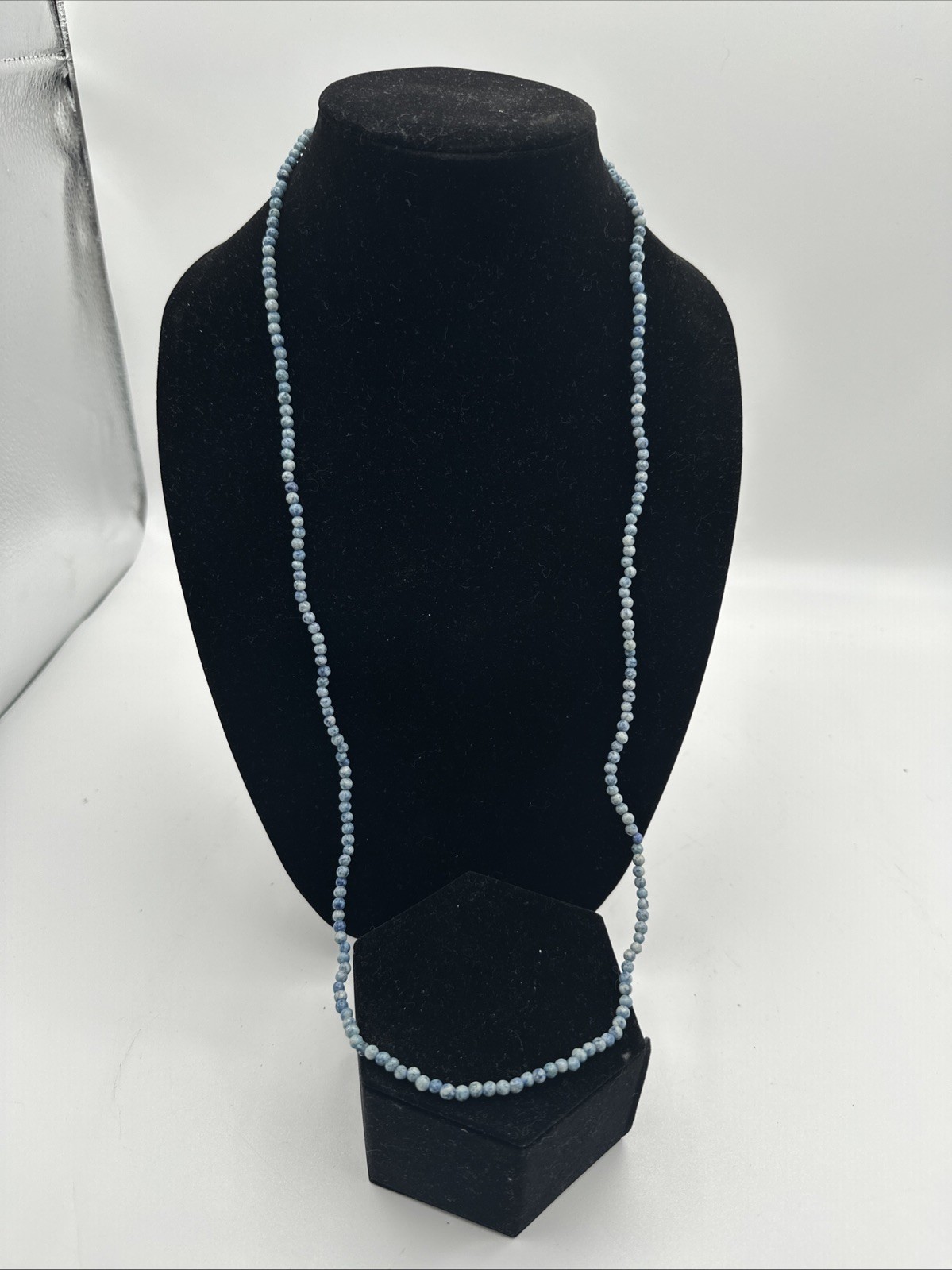 Beaded Necklace Mixed Lot Assorted Necklaces Small Natural Synthetic Bead 4 mm