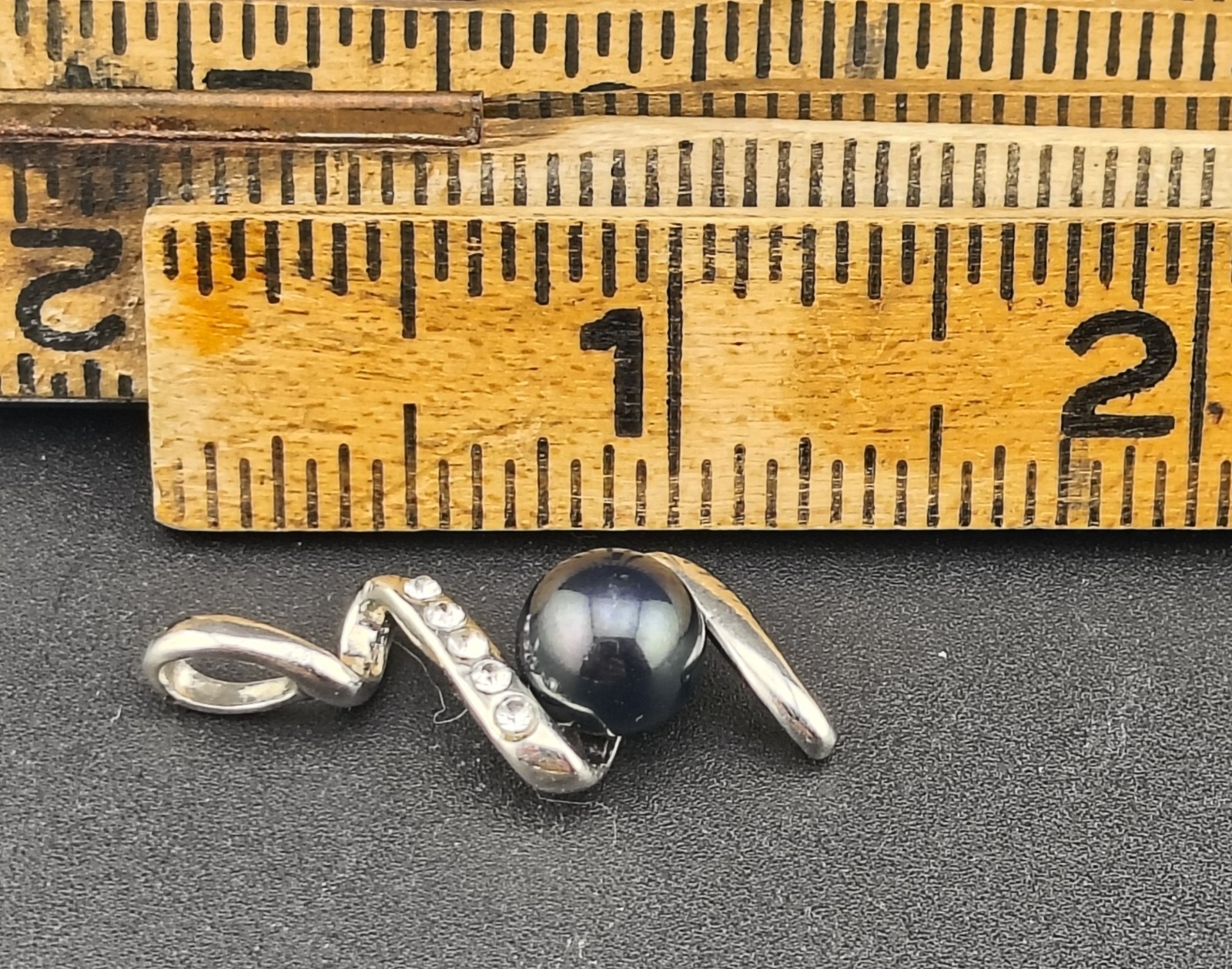 Sterling Silver 925 Pendant Lot 7pc 18g Multi Stone CZ Pearl Peacock Heart