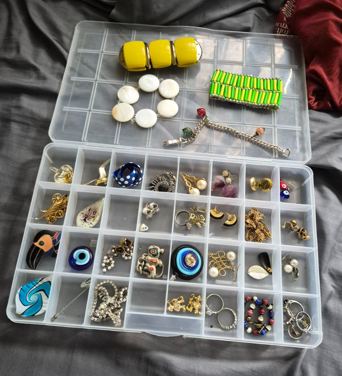 Large Lot Vintage to Now Costume Jewelry Most Wearable Over 50 Pieces