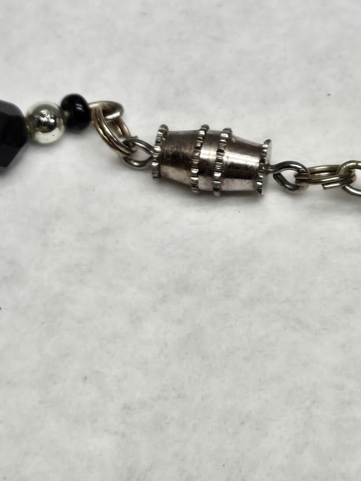 Art Deco Rhinestone Earrings, Necklace & bracelet Set Black Clear
