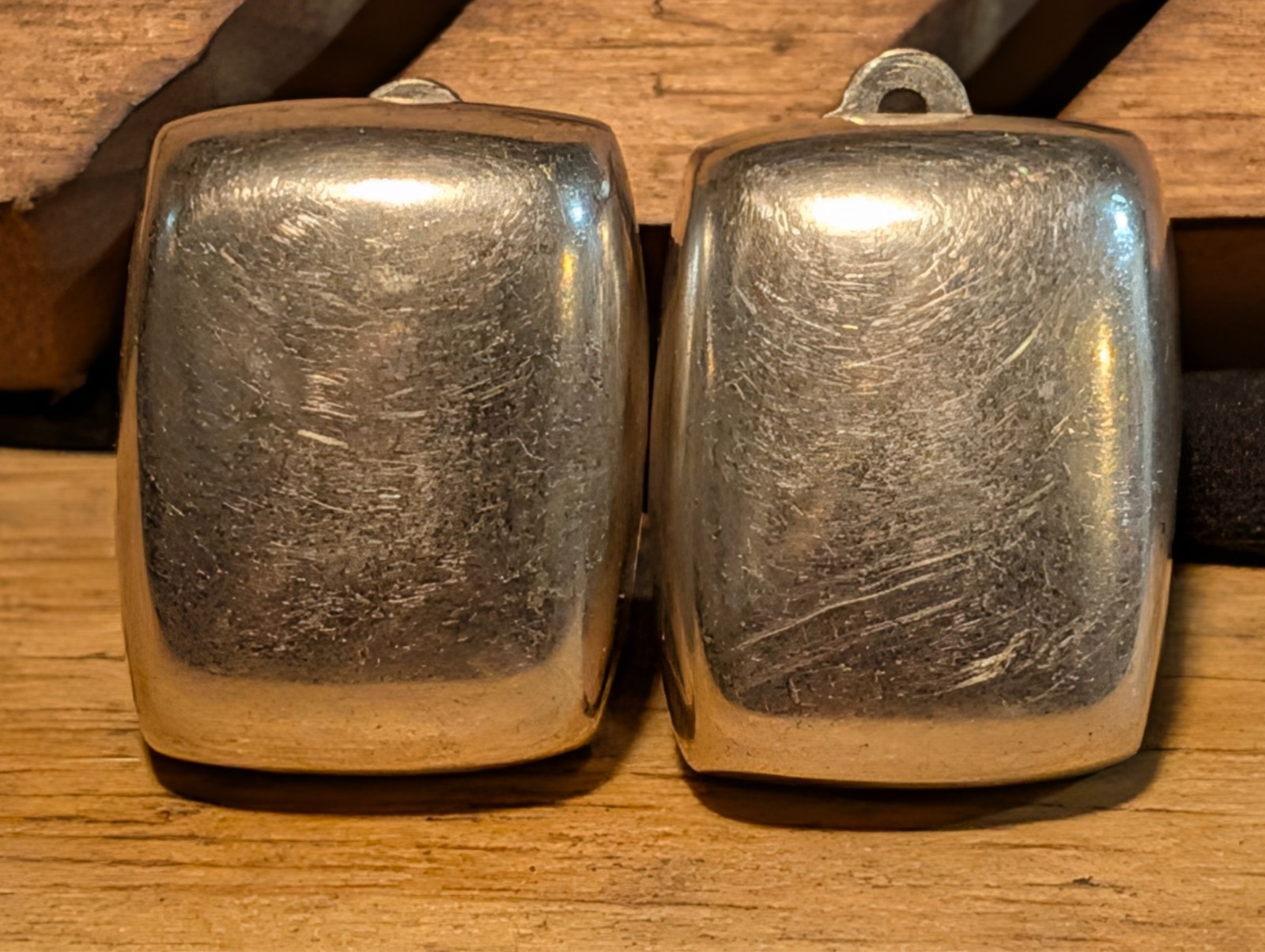 Mexican silver Texco style clip on earrings
