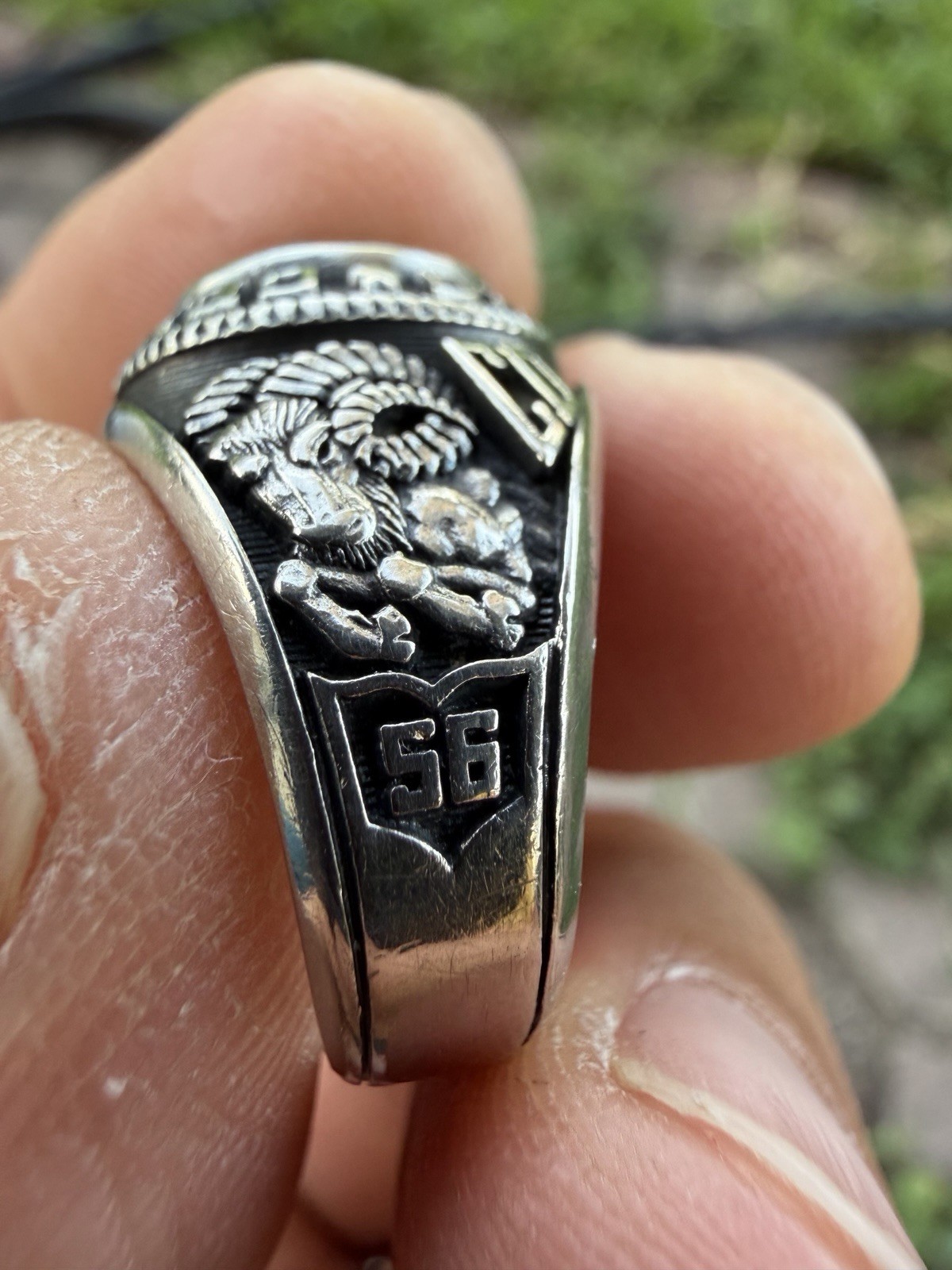 Central Dauphin Class Ring for women (24.5%palladium)