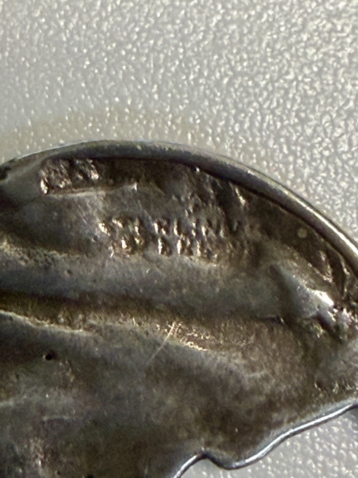 Vintage Sterling Silver Pendant with Girl’s Face Hat Crescent Moon Silhouette
