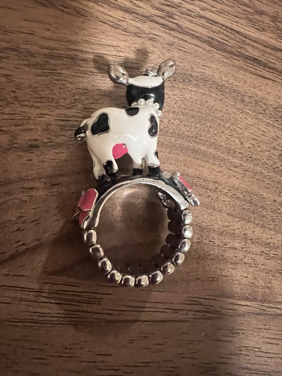 Betsey Johnson Cow Ring Sz 6 – Rare- 15