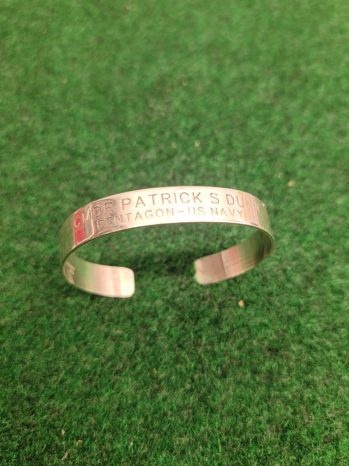 CMDR Patrick S Dunn Pentagon – US NAVY Bracelet 925. Kabana Vintage