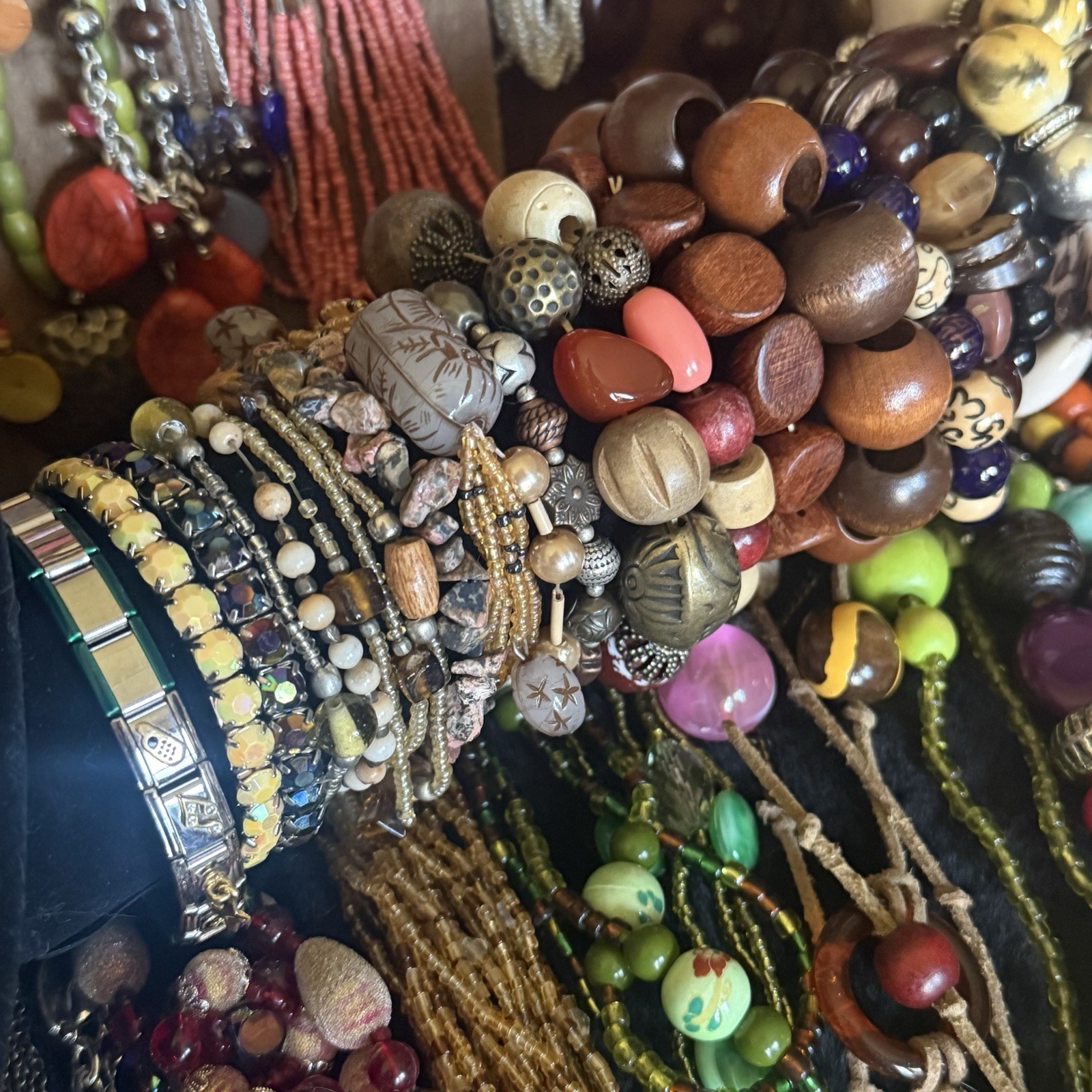 100+ Wearable Jewelry Vintage to Now Estate Costume Mix Craft Redesign 8lbs Lot