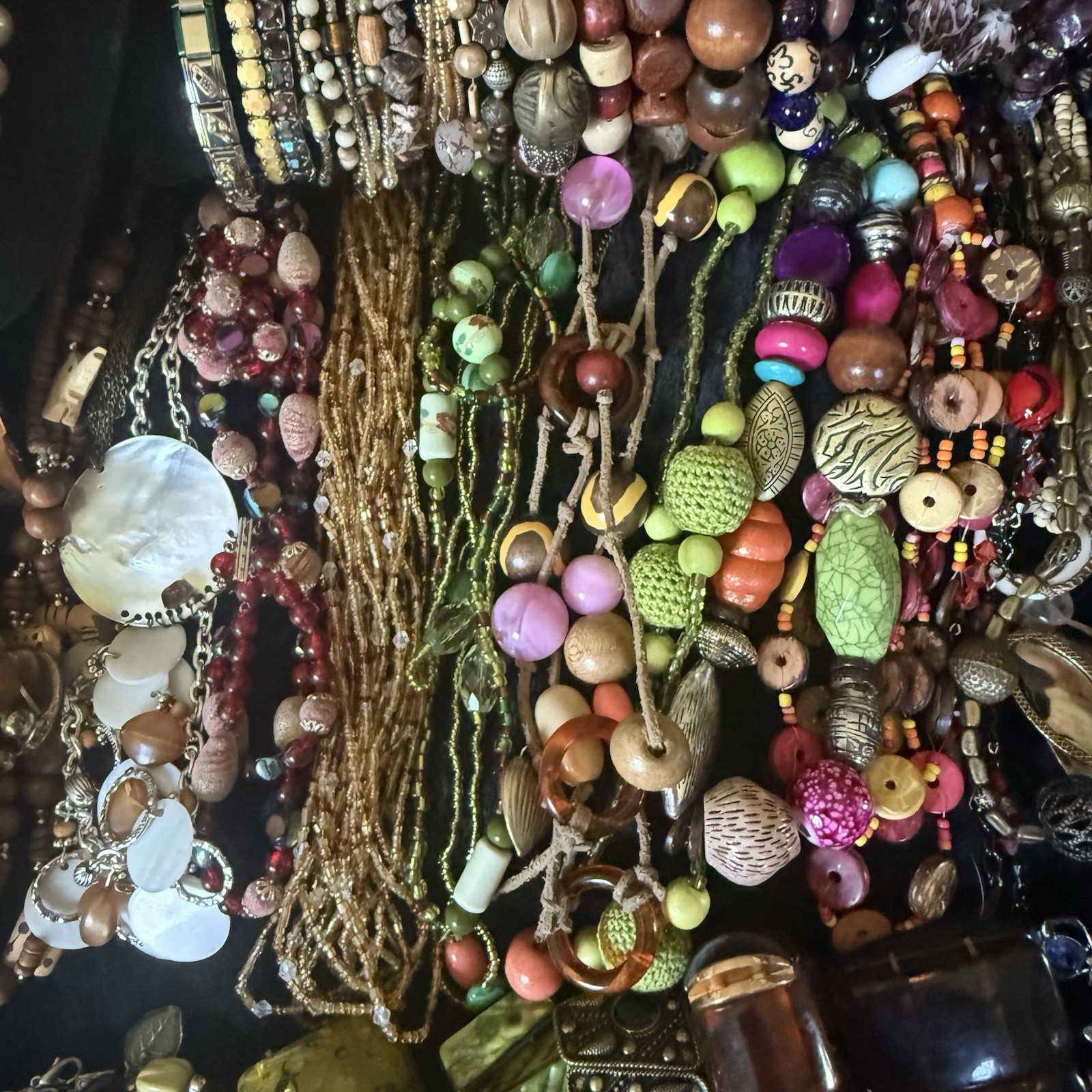 100+ Wearable Jewelry Vintage to Now Estate Costume Mix Craft Redesign 8lbs Lot
