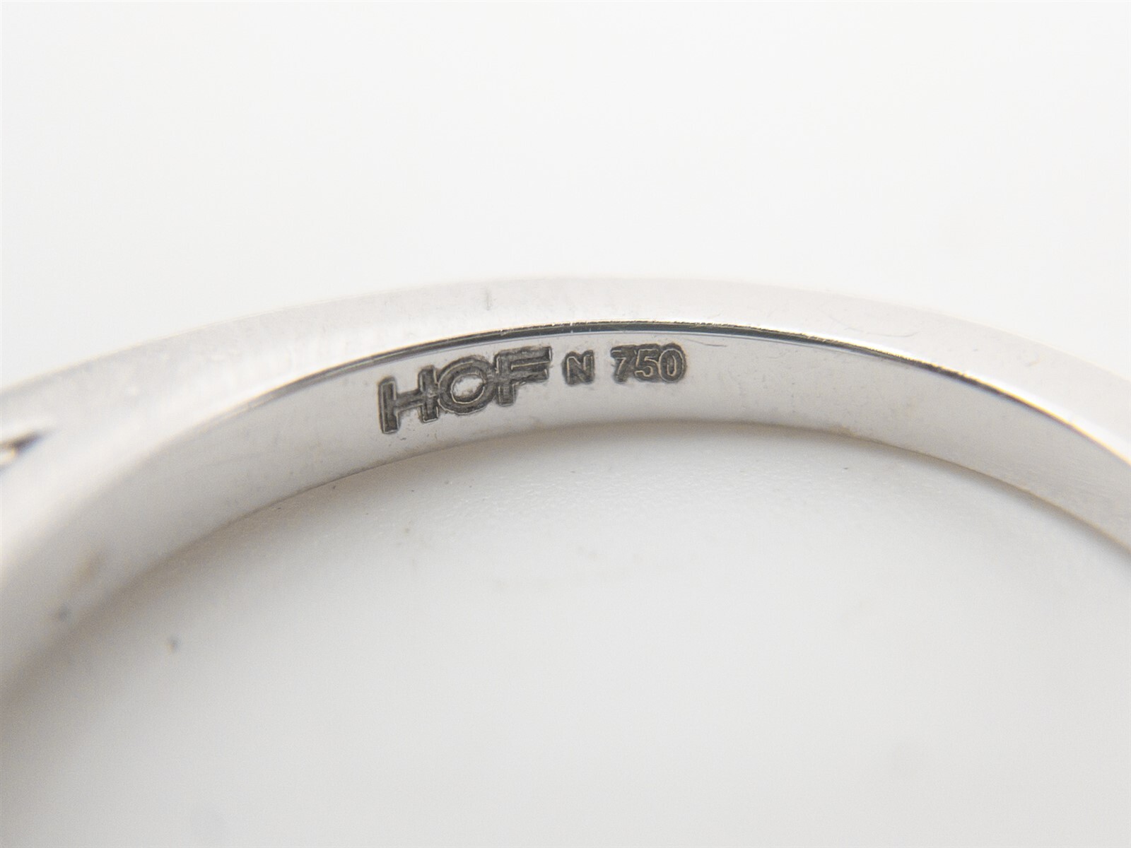 $3000 HEARTS on FIRE .52ct VS G IDEAL CUT Diamond 18k White Gold Wedding Ring