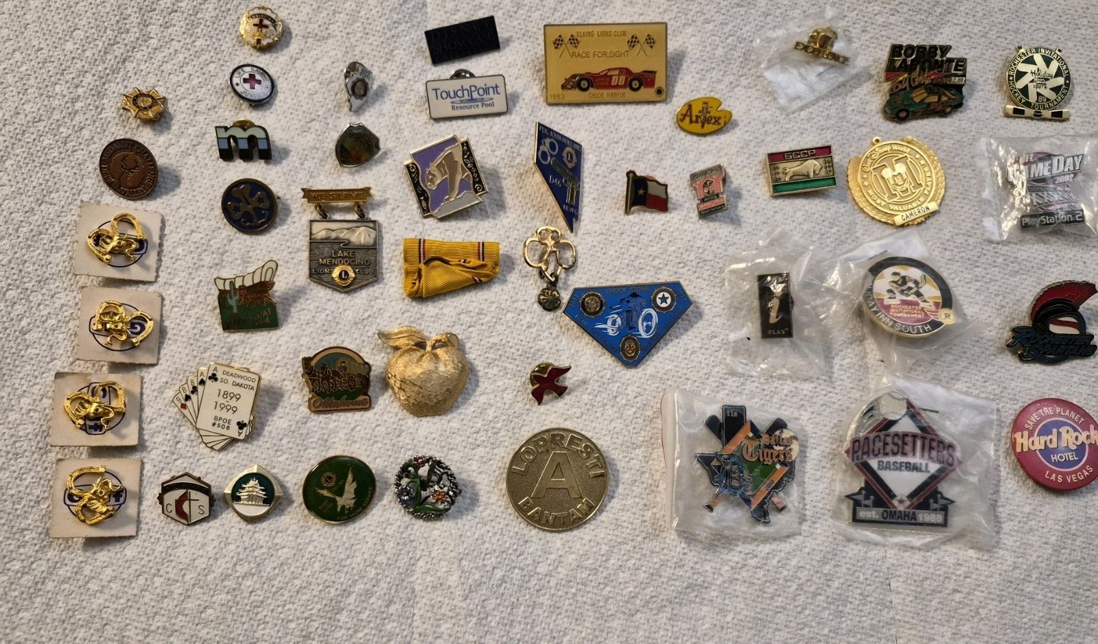Large Vintage Pin Collection, Disney, Elk Lodge, Animals & More Lot Of 45