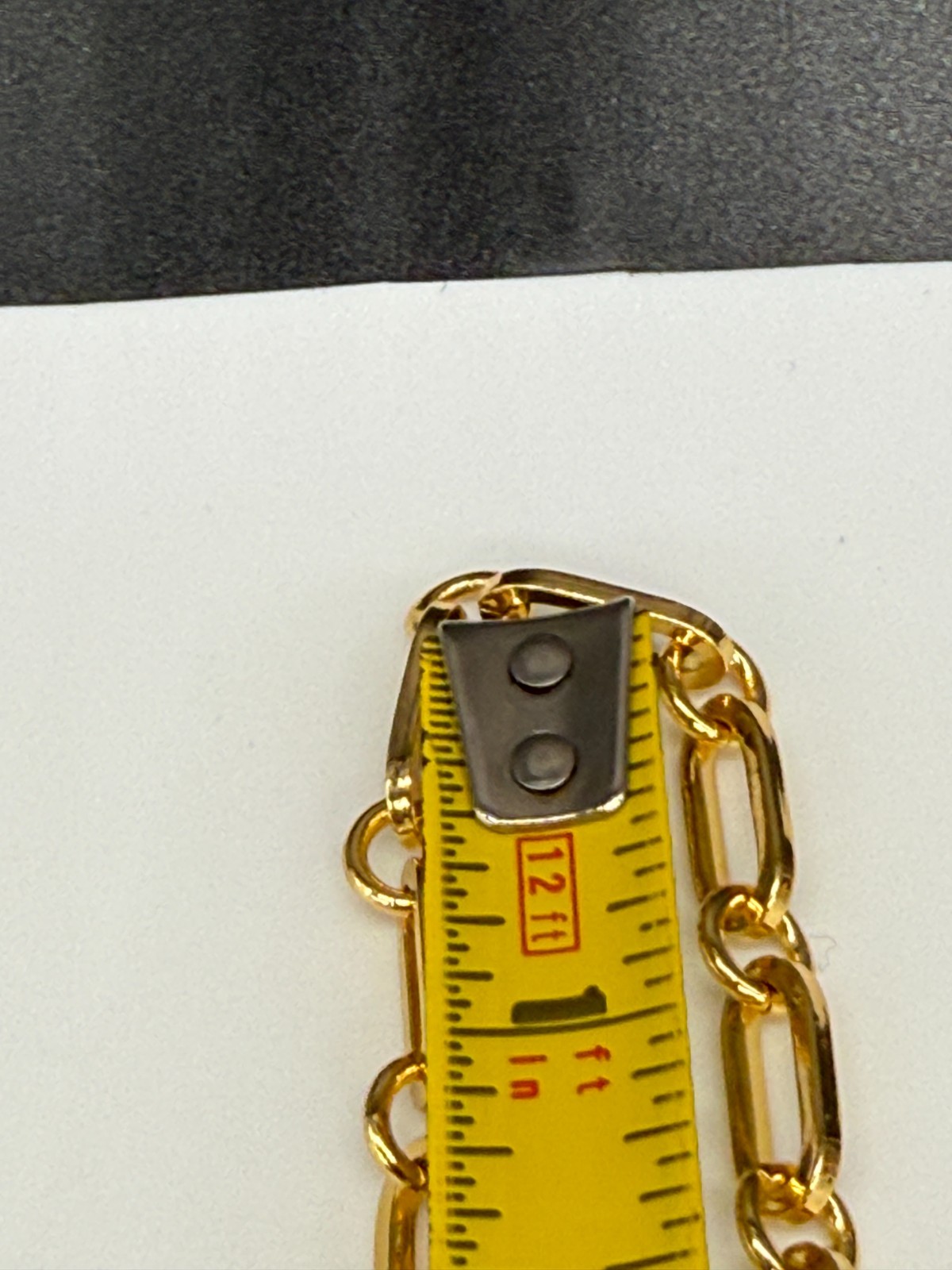 Mia Fiore Necklace Dyadema 18K Gold Plated Coin Pendant Italy Paperclip Chain