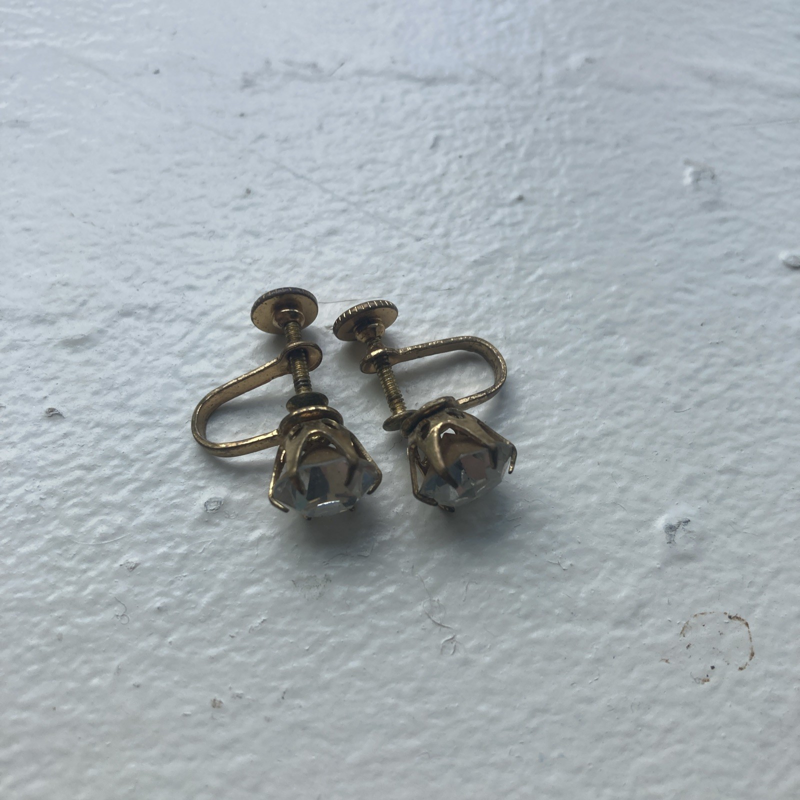 Vintage Costume Screw On Studs
