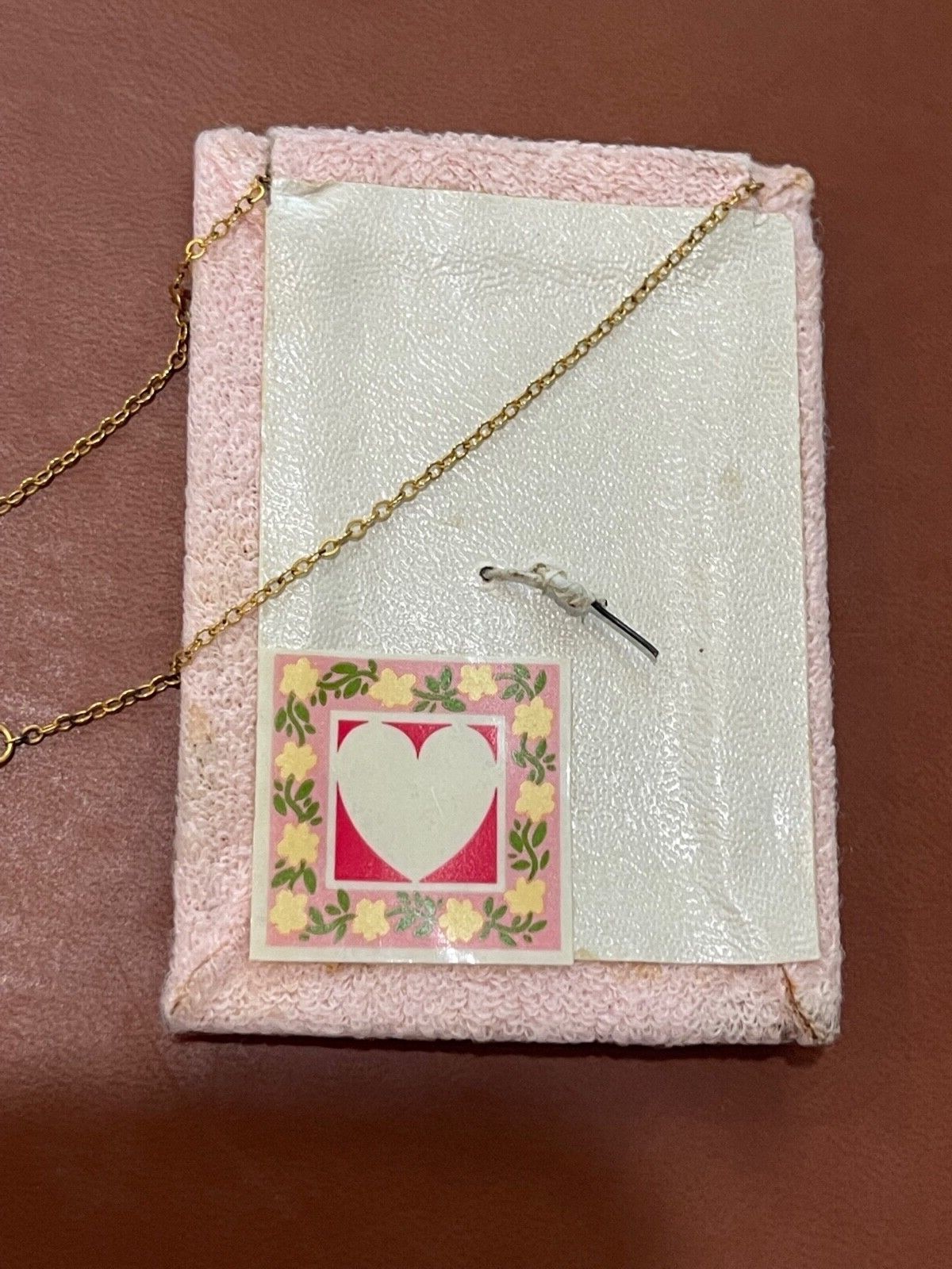 Vintage 12k Gold Filled Heart Form Locket Pendant Necklace in Coro Tots Box