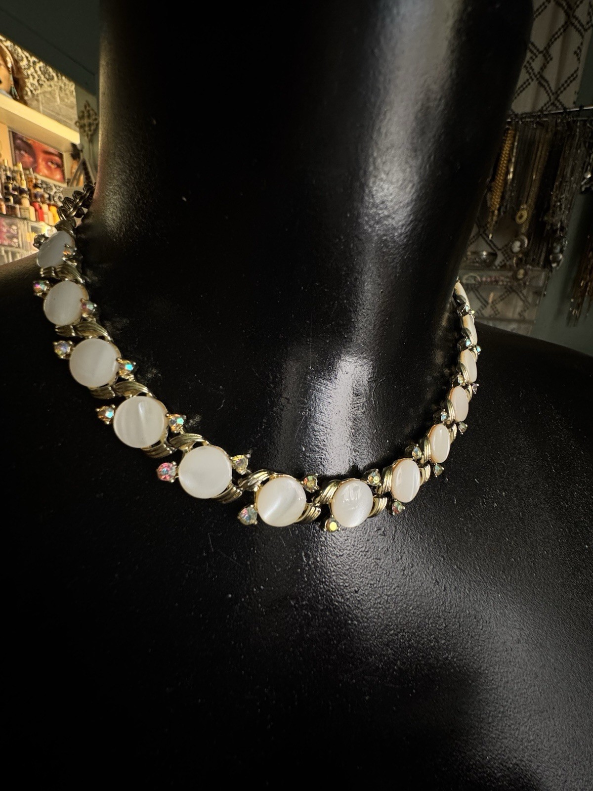 Vintage Judy Lee Moonglow Necklaces