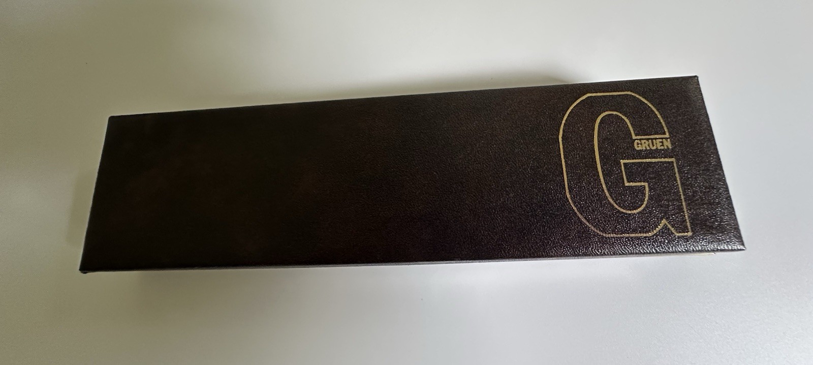 Vintage Gruen Precision 14K Gold Case 10 Diamonds Ladies Wristwatch