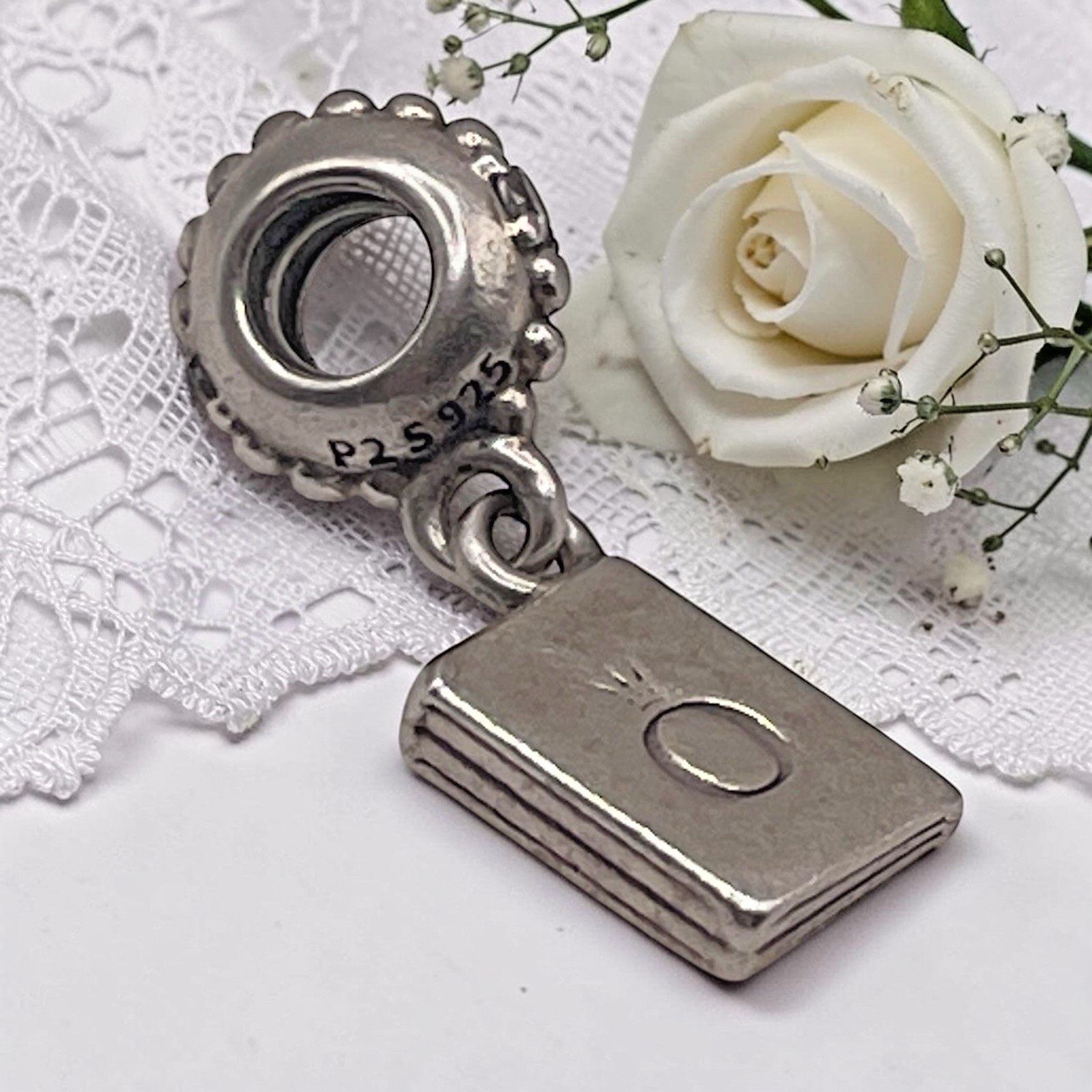 Pandora Sterling Adventure Awaits Airplane Passport Dangle Travel Charm 791147CZ