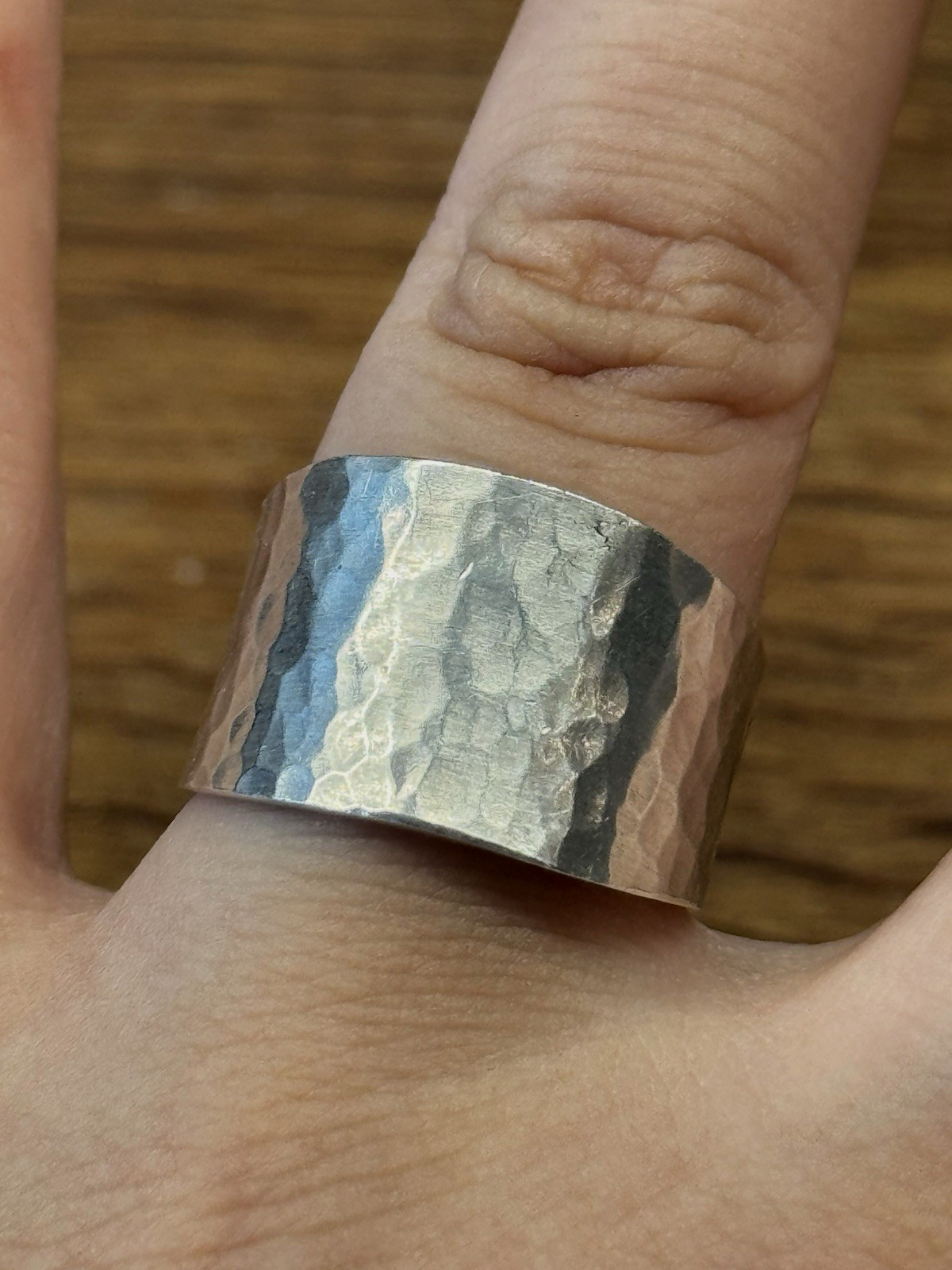 artisan ring 925 Sterling silver hand-crafted