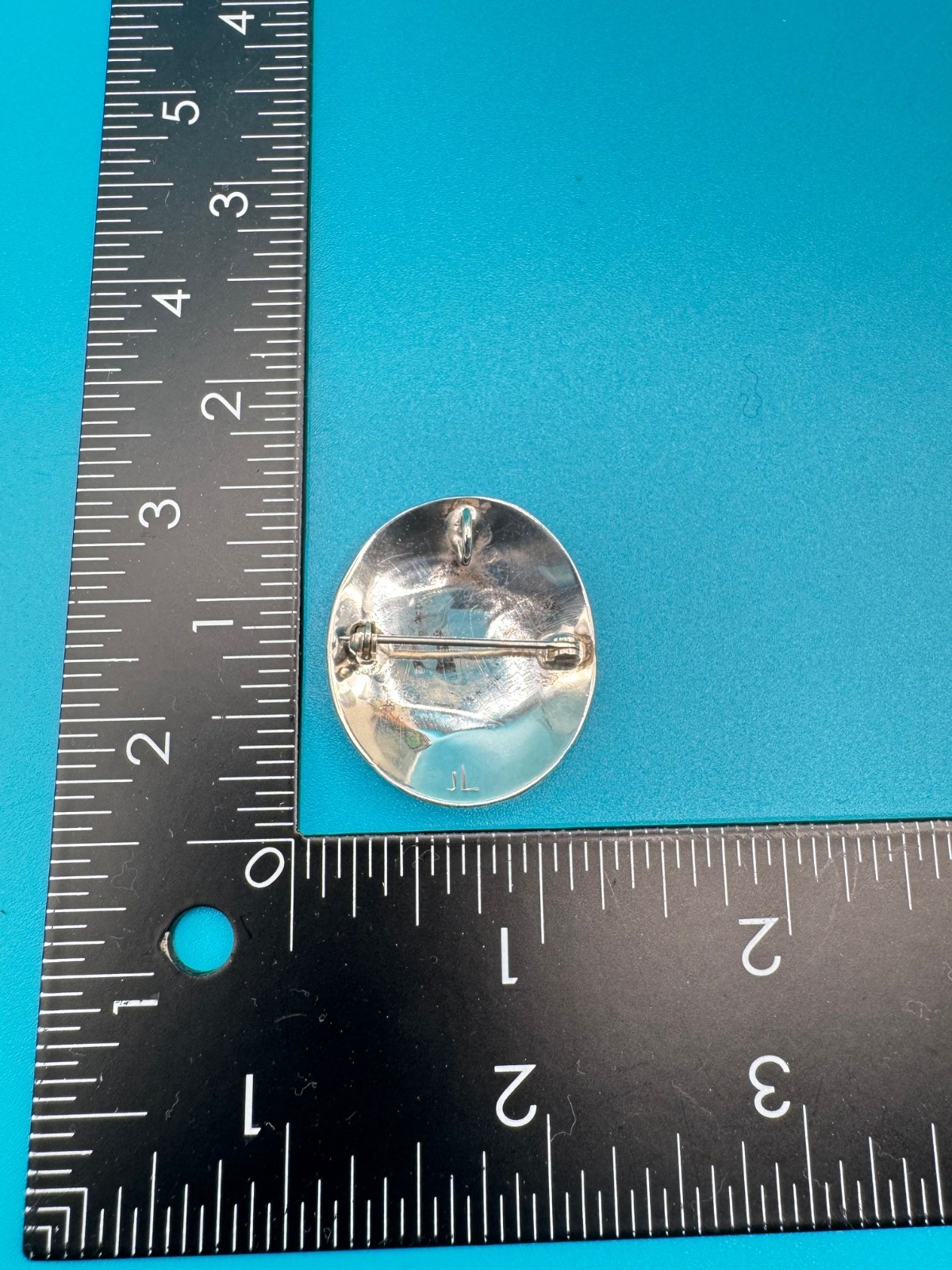 JOHN LANCASTER Sterling Bass Brooch/Pendant 5.71 gm / 1.5 x 1.25 in
