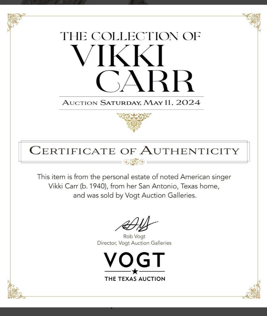 Vikki Carr Cross Bracelet Silver Certificate Of Authenticity I Can Do Everything