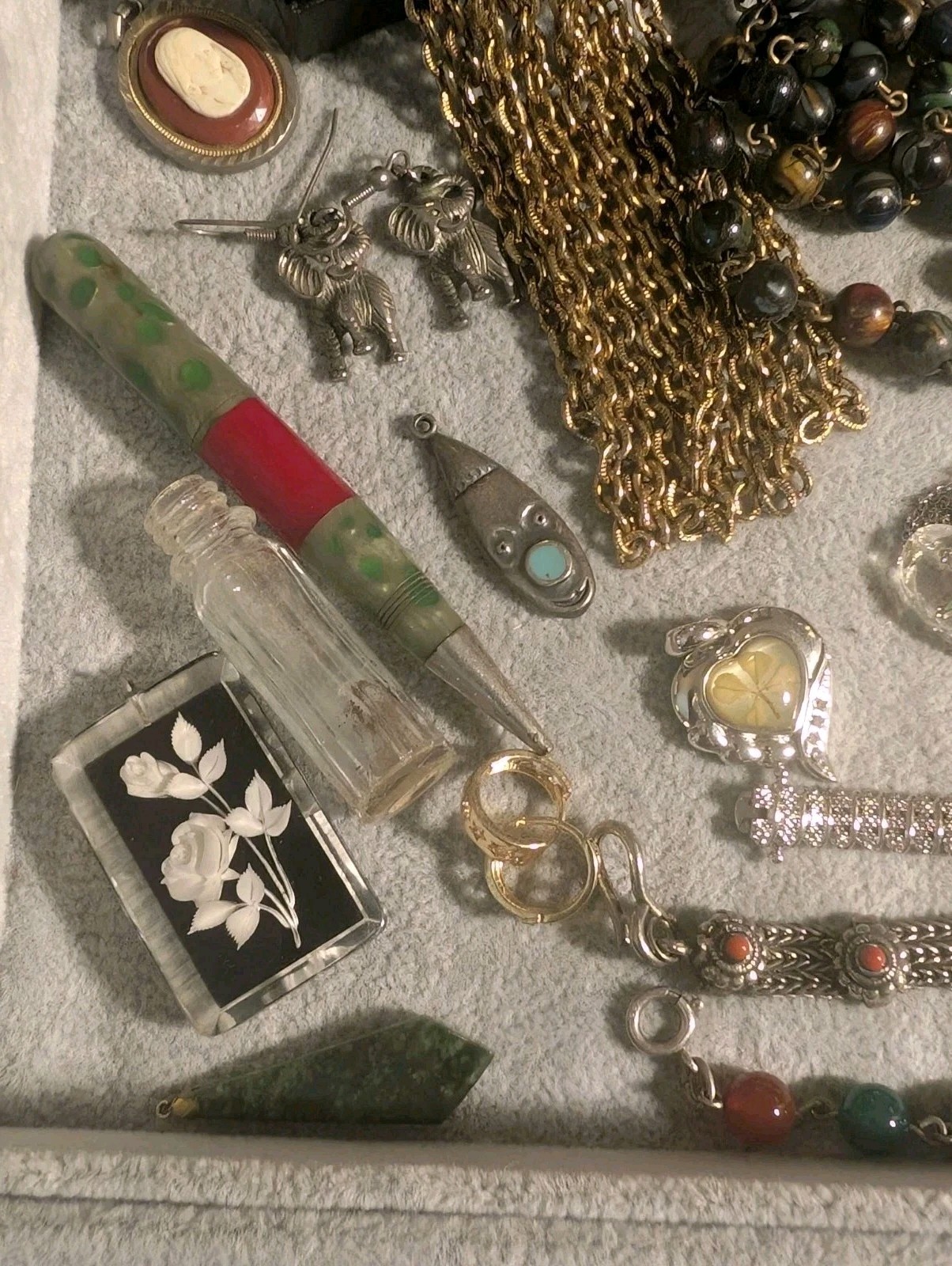 43 Vintage Unusual Wearable Collectible Craftable Jewelry & Nice Items Lot! 925