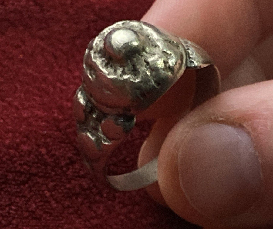 RARE Ancient Byzantine Silver Handmade Ring 189