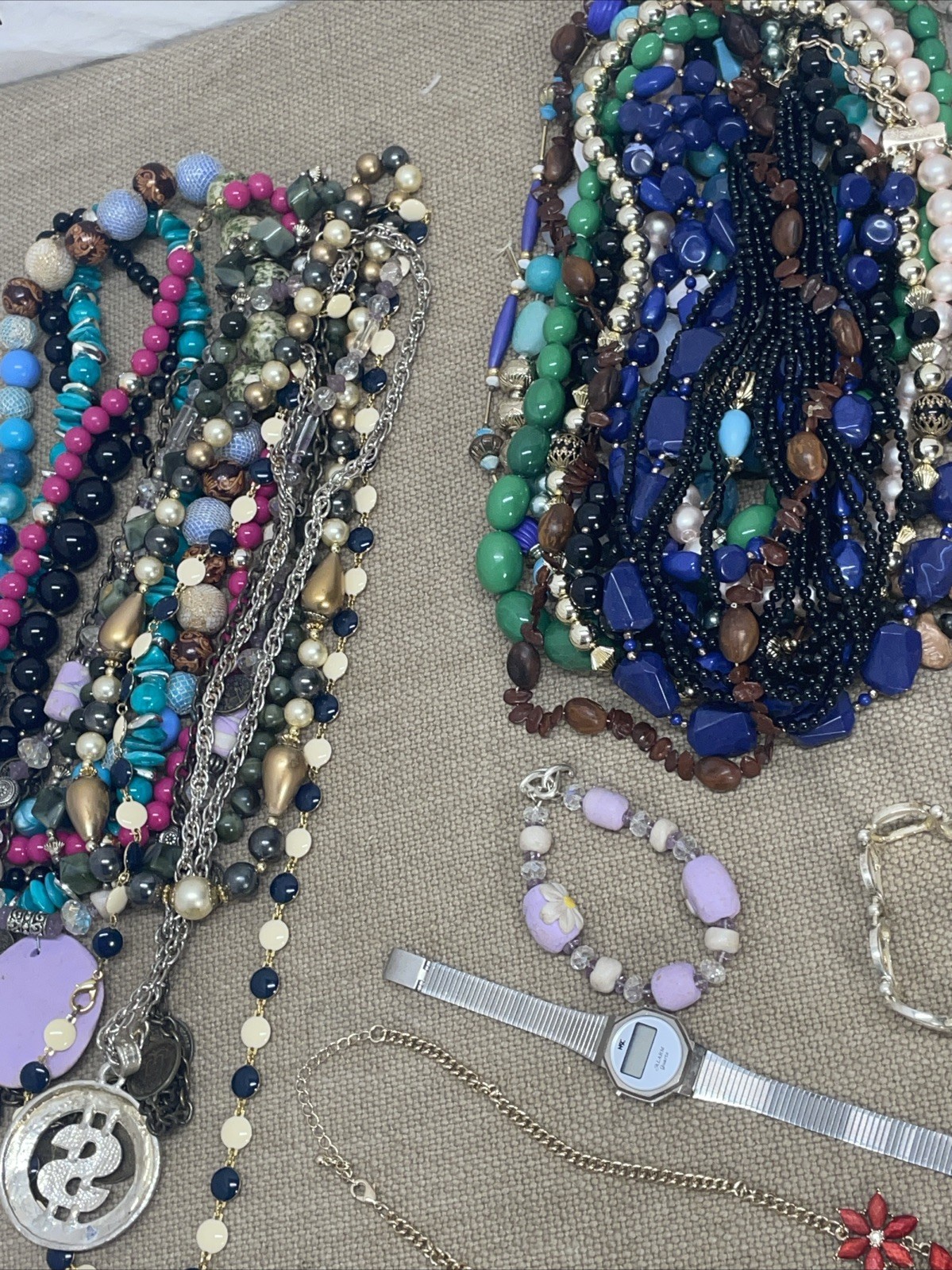 Vintage Jewelry Lot Of 300pieces 10+lbs Monet Trifari Napier..$ Sterling + 14k