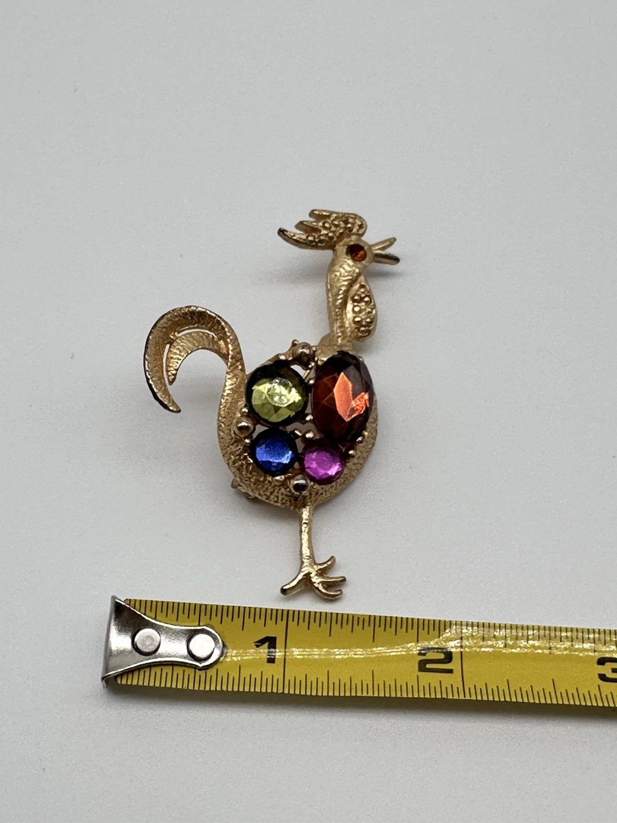 Vintage Townley Rooster Brooch
