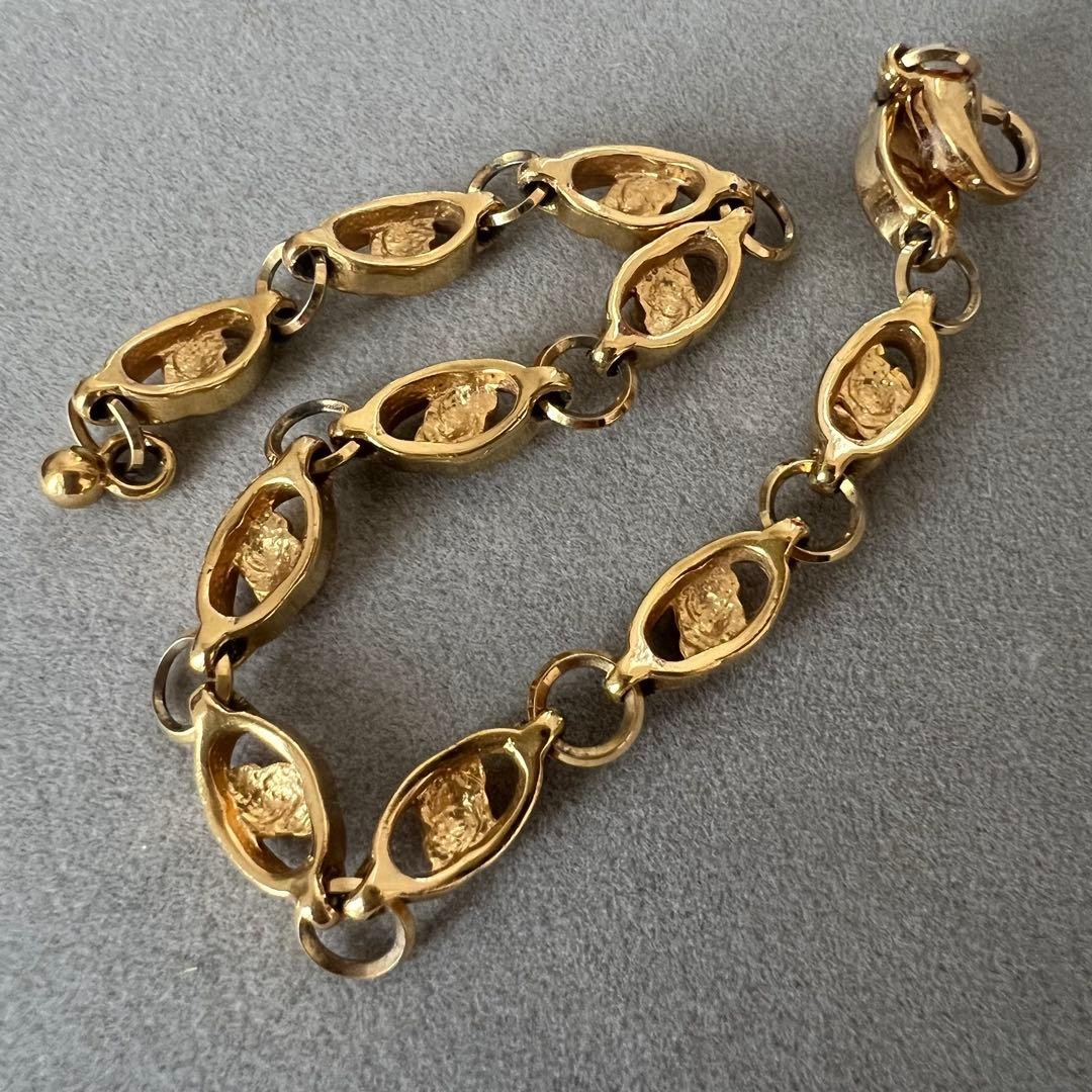 Vintage Gold Antique Bracelet Unspecified Material Used Condition