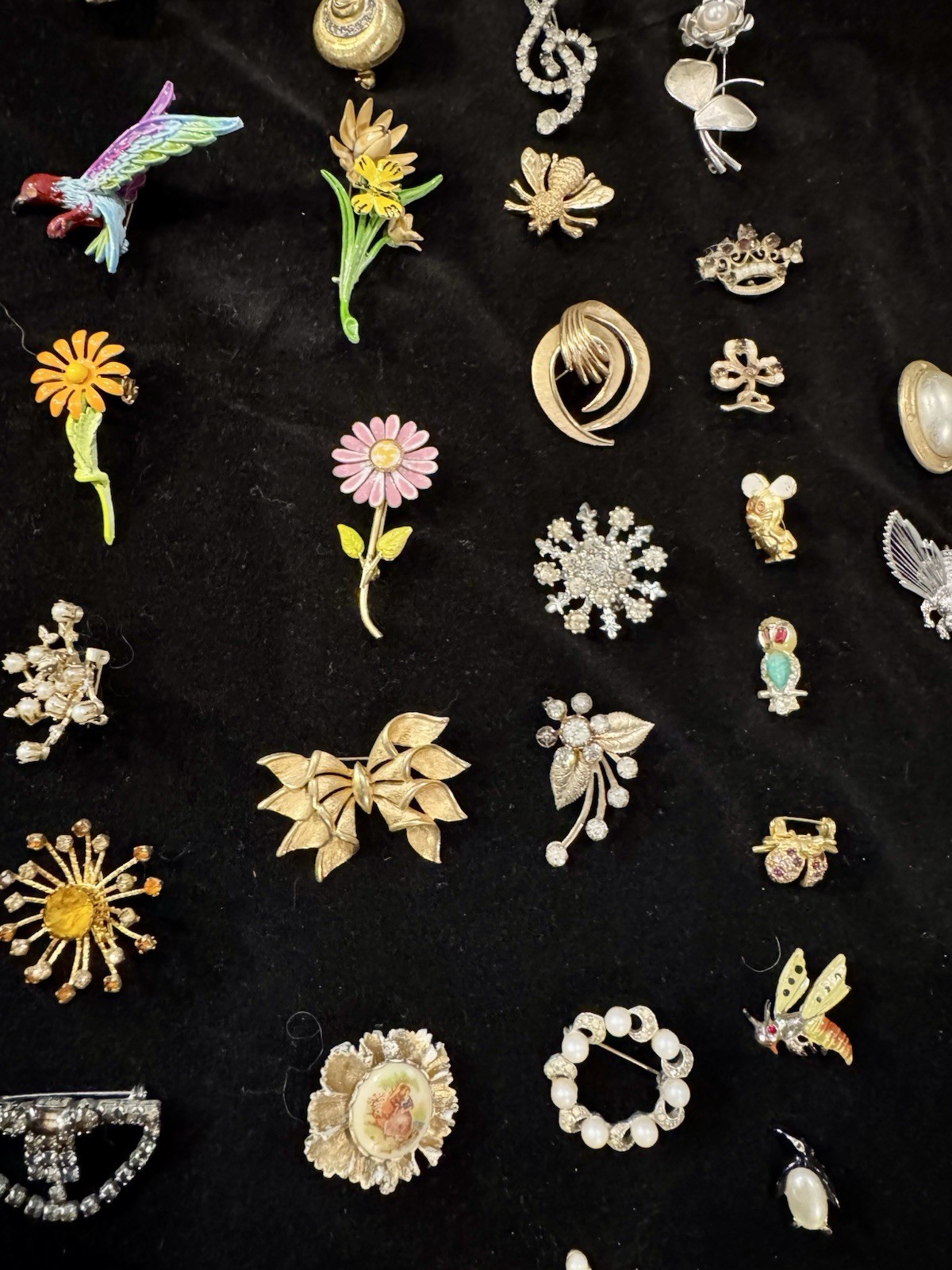 175 Pieces Estate Collection Vintage Brooches Coro, Kramer, Gerry’s, Ora Lisner