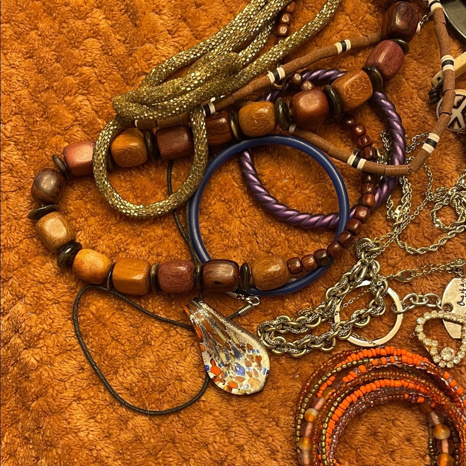 Crafting Lot B 1.5lbs multiple beads and metals