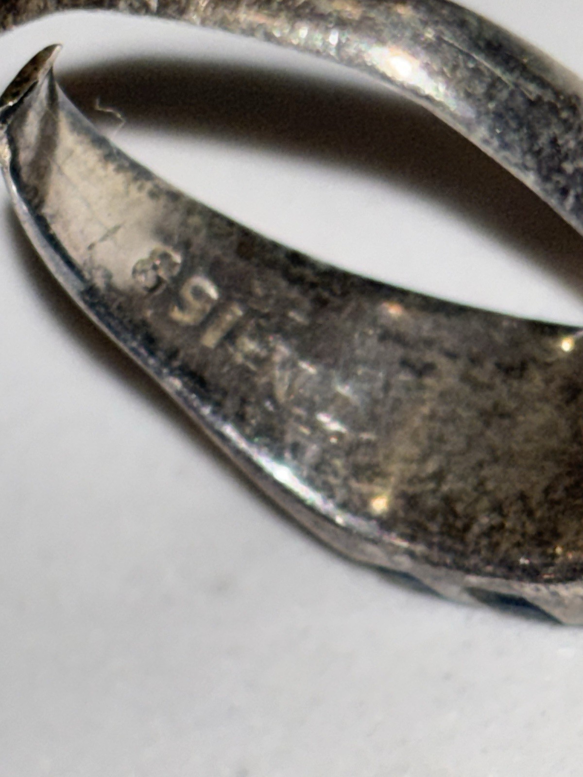 VTG Sodalite Sterling Silver 0.925 Men’s pinky