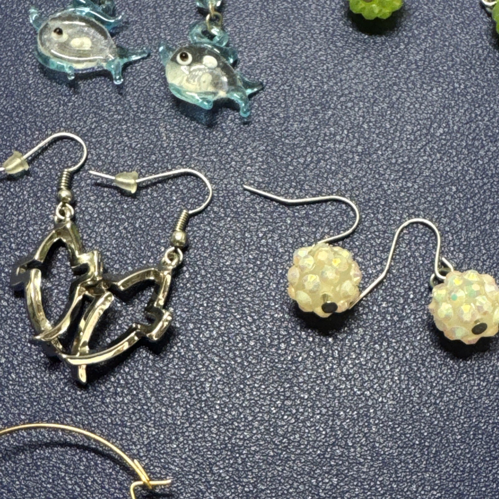 Vintage Napier, Avon Dangle Earrings Pierced Lot Of 22 – See Pictures